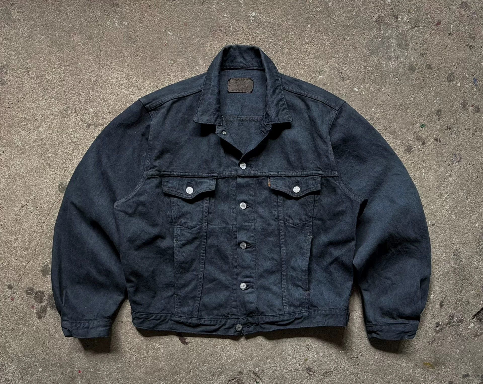 Vintage Vintage 1980s Levis J02 Denim Jacket Size US XXL / EU 58 / 5 - 1 Thumbnail