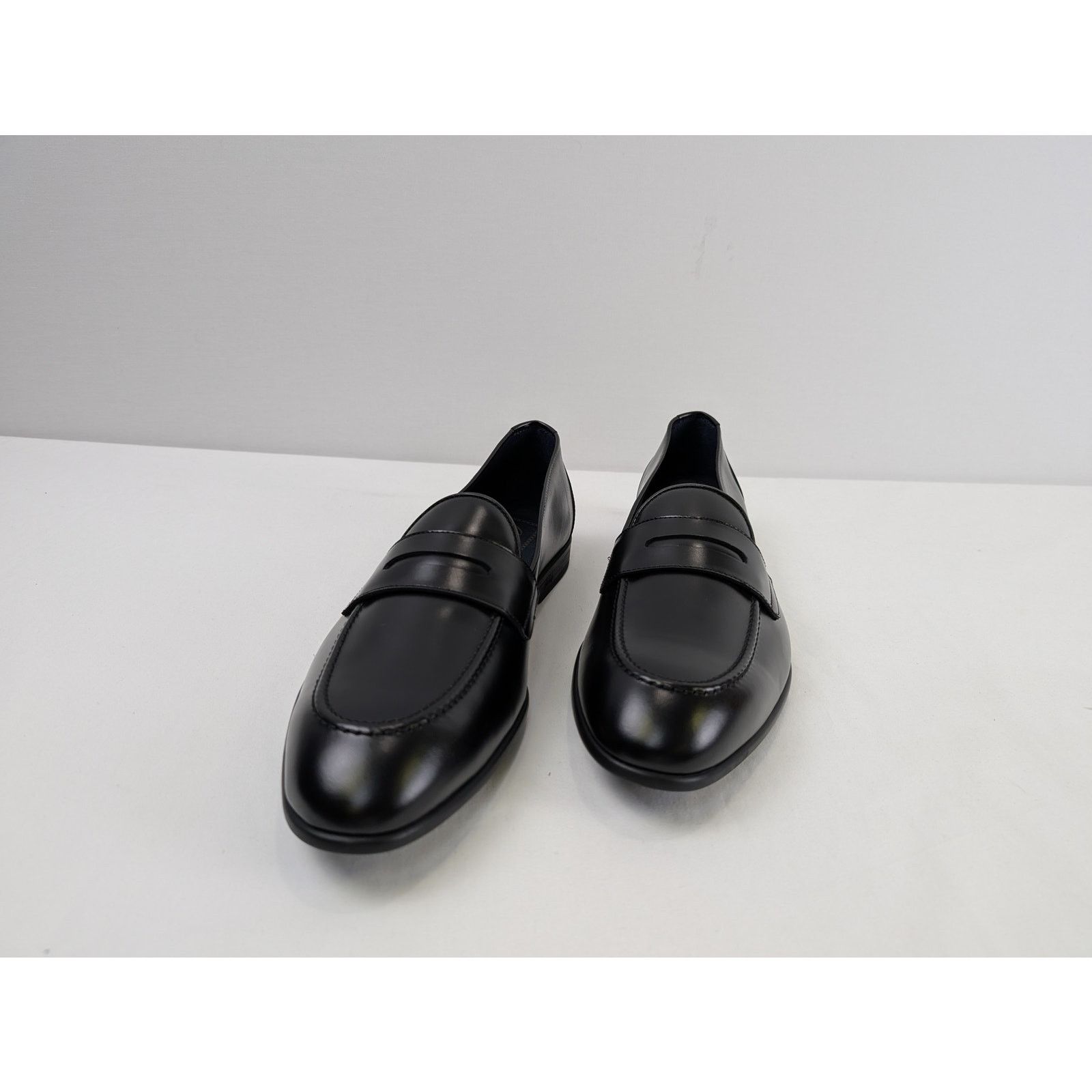 Brioni o1rshd1 Penny Loafer Uniform Shoe Boots in Black Size US 11.5 / EU 44-45 - 7 Thumbnail