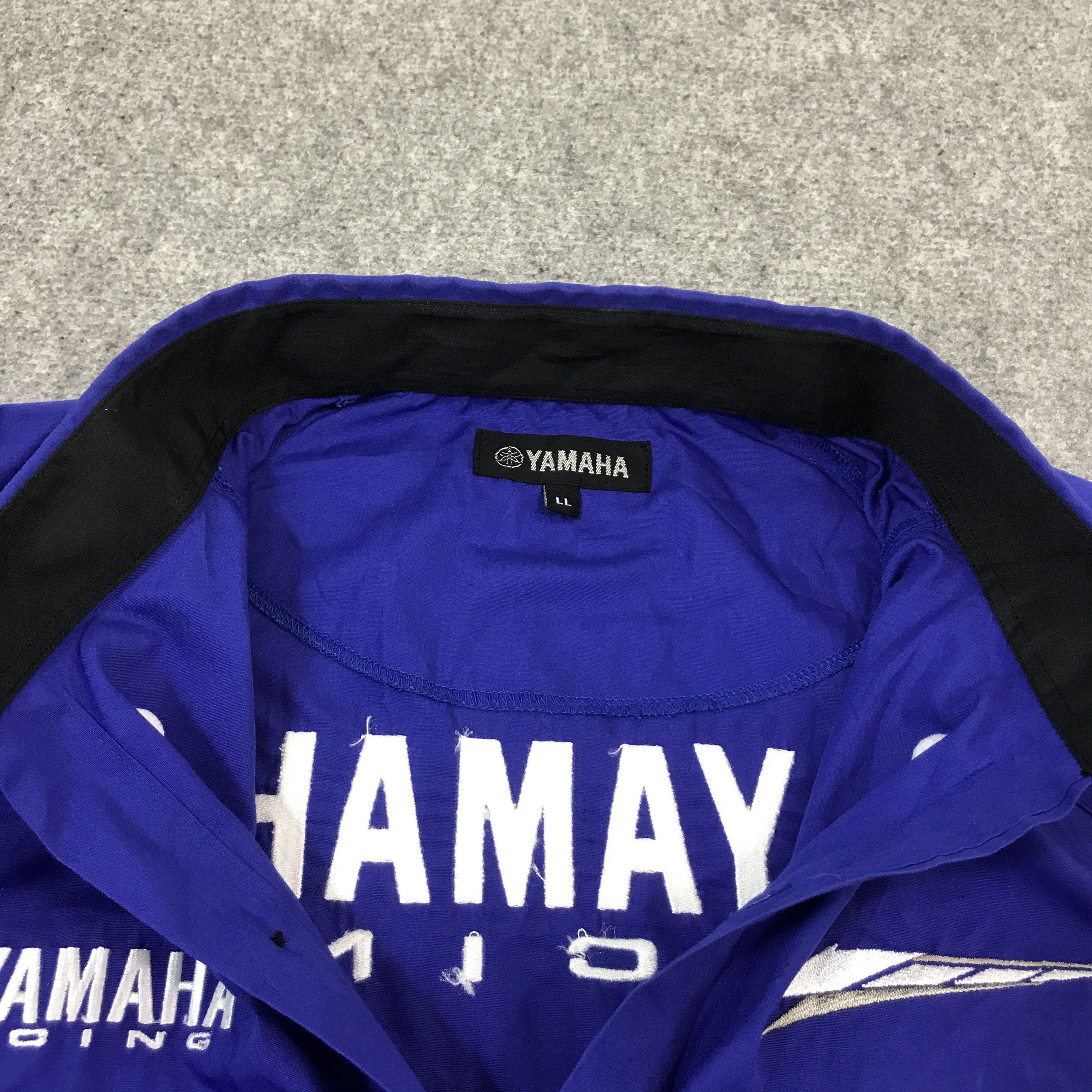 Japanese Brand × Yamaha YAMAHA RACING BLUE RARE BUTTON UP SHIRTS Size US L / EU 52-54 / 3 - 7 Thumbnail