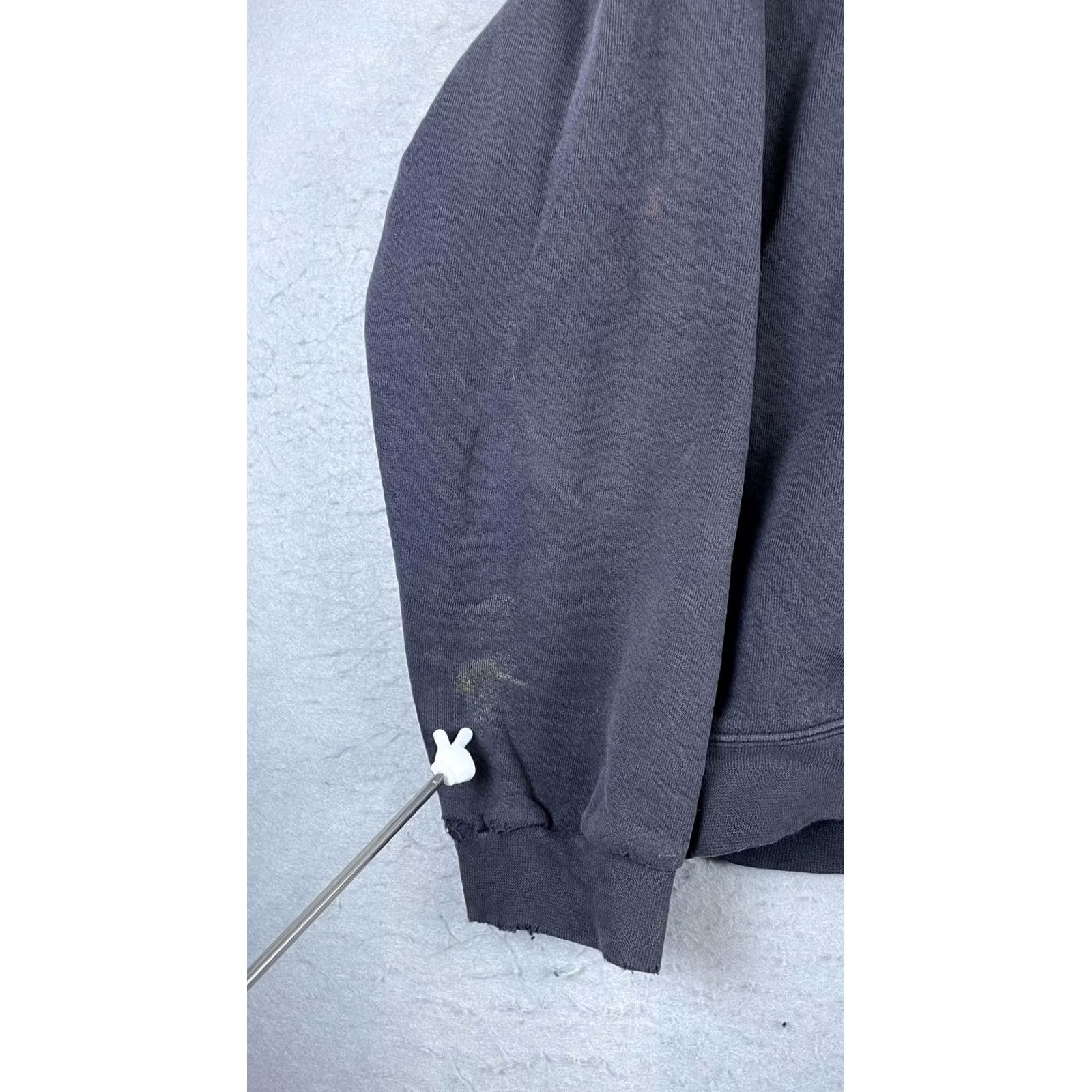 Nike VINTAGE Nike Sweatshirt Mens Large Gray Crewneck Pullover Fleece Swoosh Logo Size US L / EU 52-54 / 3 - 3 Thumbnail
