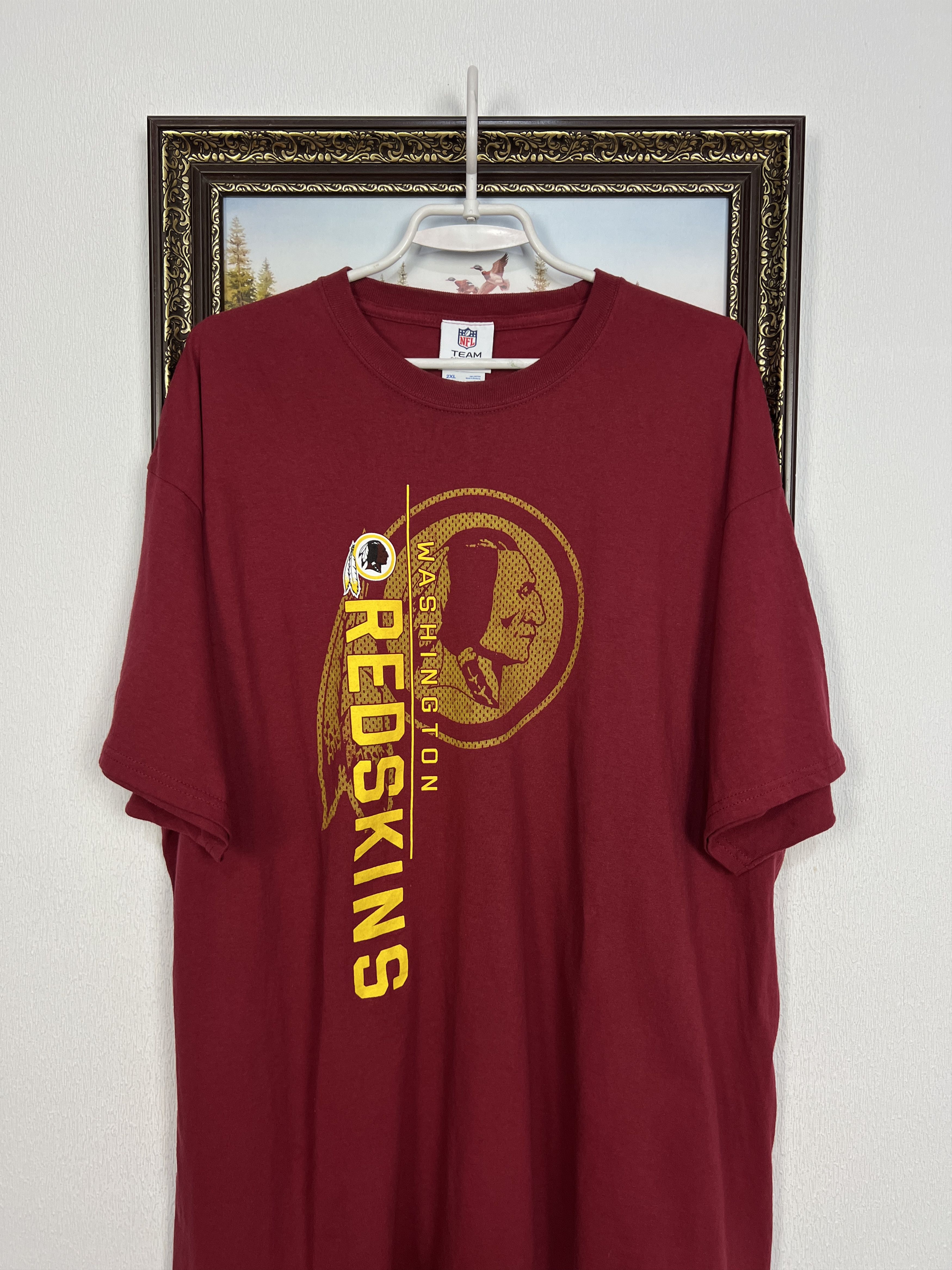 Vintage Vintage NFL Washington Redskins Over Print Red Shirt Jersey Size US XXL / EU 58 / 5 - 2 Thumbnail