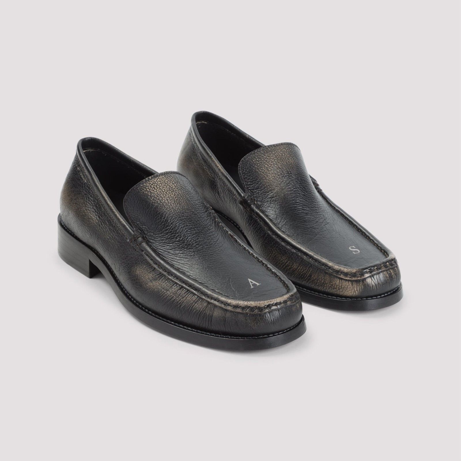 Acne Studios ACNE STUDIOS Black Leather Loafers New & Authentic (Men's si Size US 11 / EU 44 - 4 Thumbnail