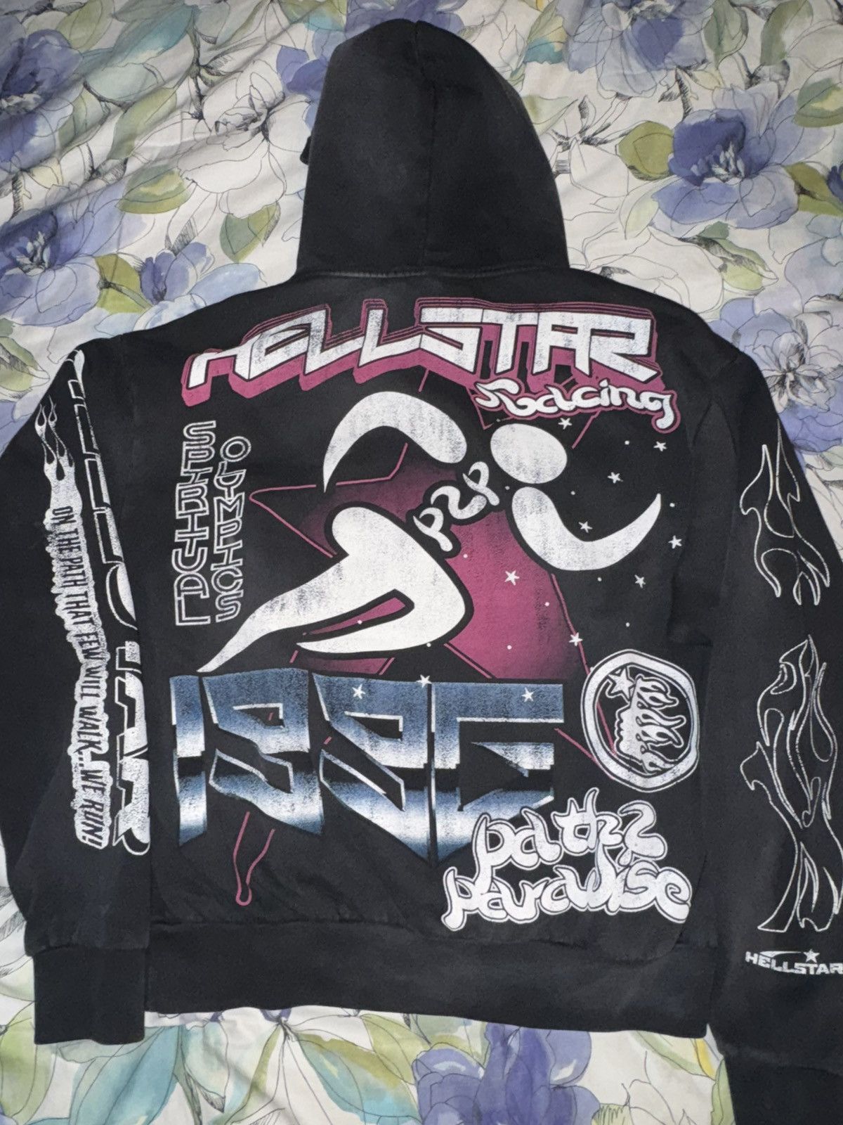 HELLSTAR Hellstar Racer Hoodie Black (NFC) Size US S / EU 44-46 / 1 - 2 Thumbnail