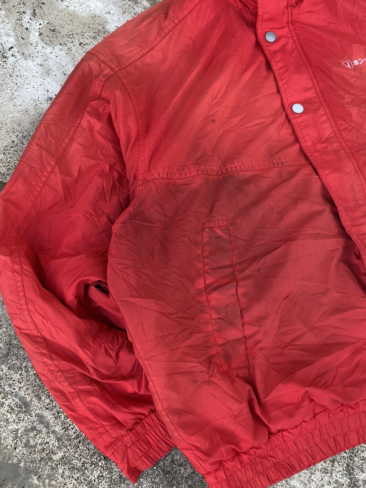 Honda Distressed Faded Vintage Honda Racing Reversible Jacket Size US L / EU 52-54 / 3 - 6 Thumbnail