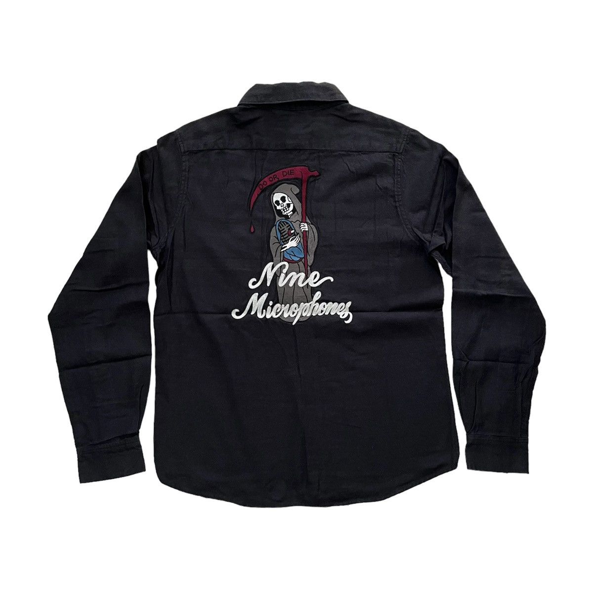 Japanese Brand Nine Microphones “Do Or Die” Japanese Brands Sukajan Tee Size US S / EU 44-46 / 1 - 1 Thumbnail