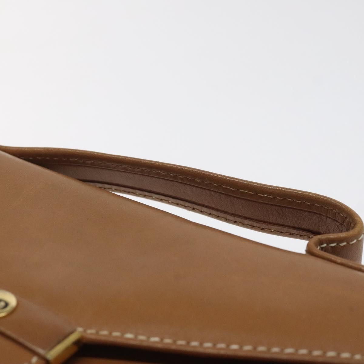 Dior DIOR Hand Bag Leather Brown Gold Size ONE SIZE - 8 Thumbnail