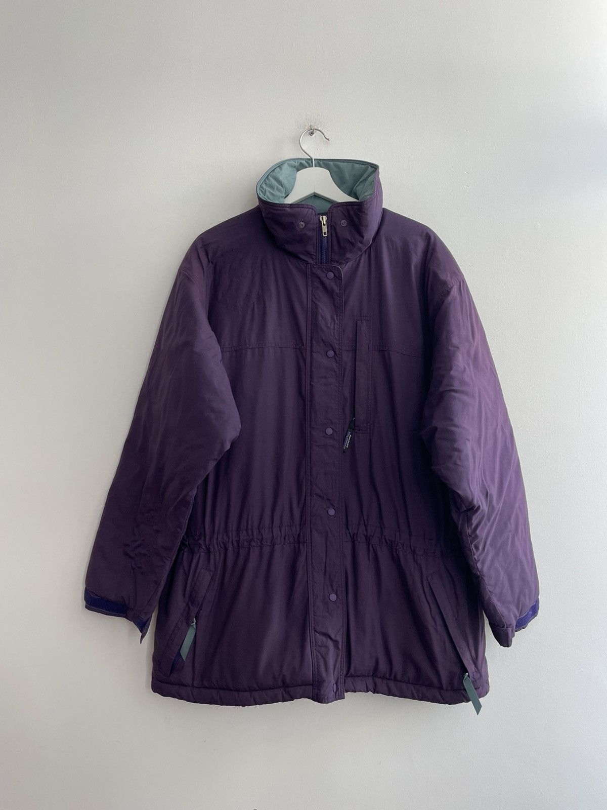 Patagonia Lidia Parka Women's Grey outlet with Purple Lining