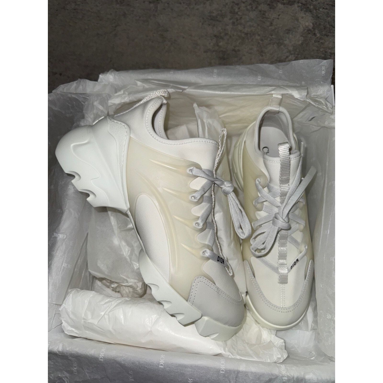 Dior Dior D-Connect Neoprene Logo Tie Flat Platform Sneaker 39 Size US 9 / IT 39 - 2 Thumbnail