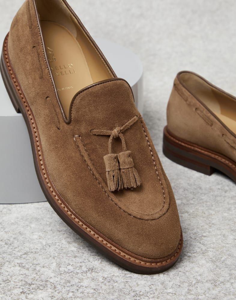 Brunello Cucinelli o1w1db10924 Loafer in Brown Size US 10 / EU 43 - 6 Thumbnail