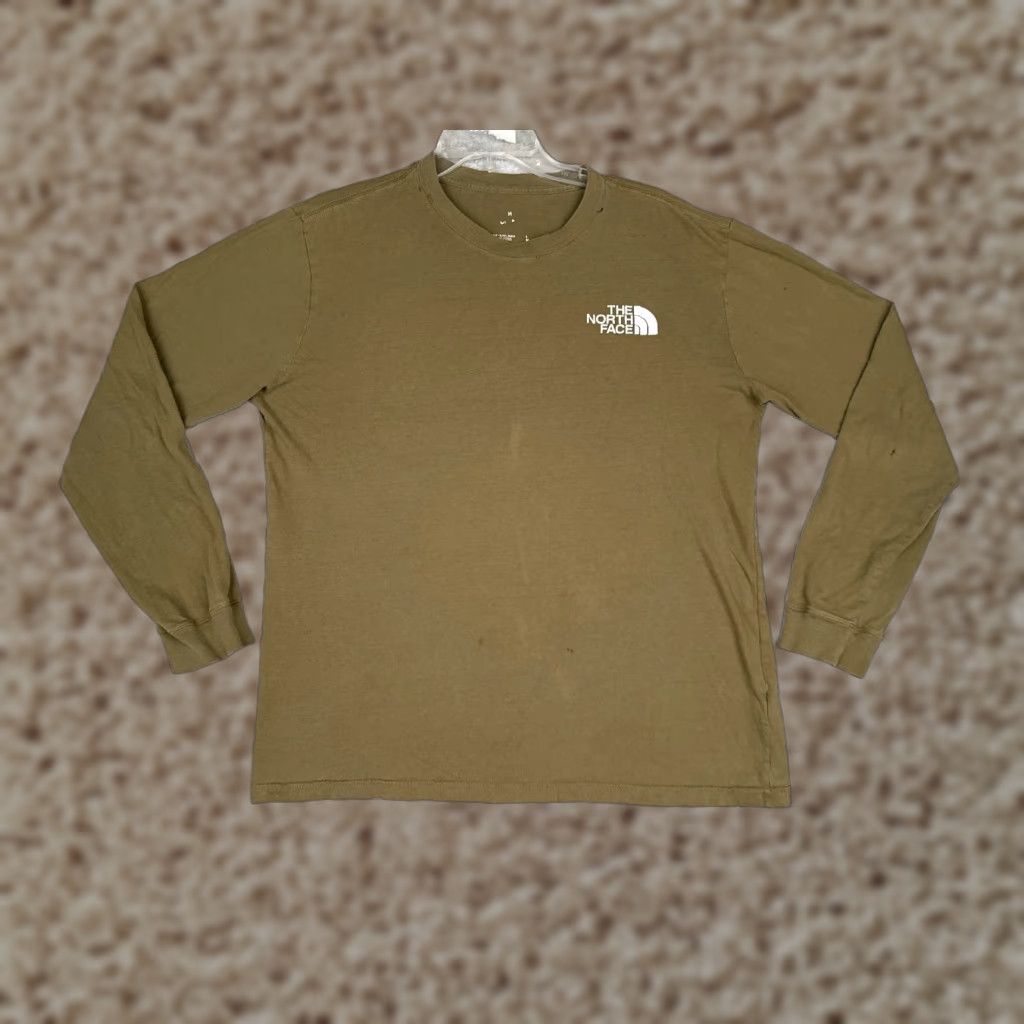 The North Face VINTAGE The North Face Shirt Men Medium Green 100% Cotton Long Sleeve Crew Neck READ Size US M / EU 48-50 / 2 - 1 Thumbnail