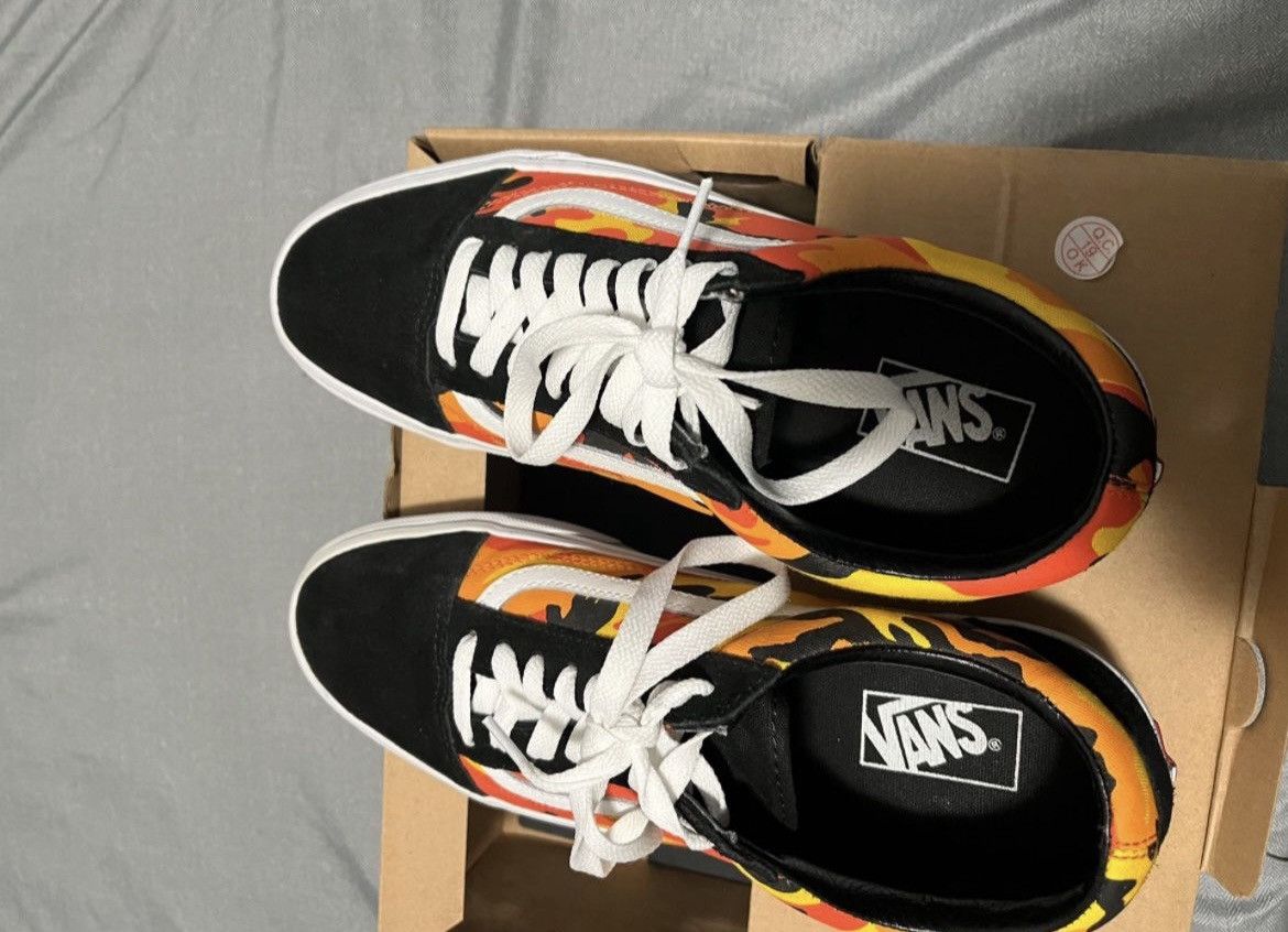 Vans Vans Old Skool Orange Camo Size US 10.5 / EU 43-44 - 1 Thumbnail