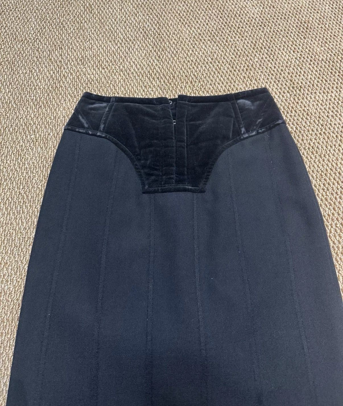 Comme des Garcons Comme des Garçons Velvet Striped Skirt K23 Size 25" / US 0 / IT 36 - 3 Thumbnail