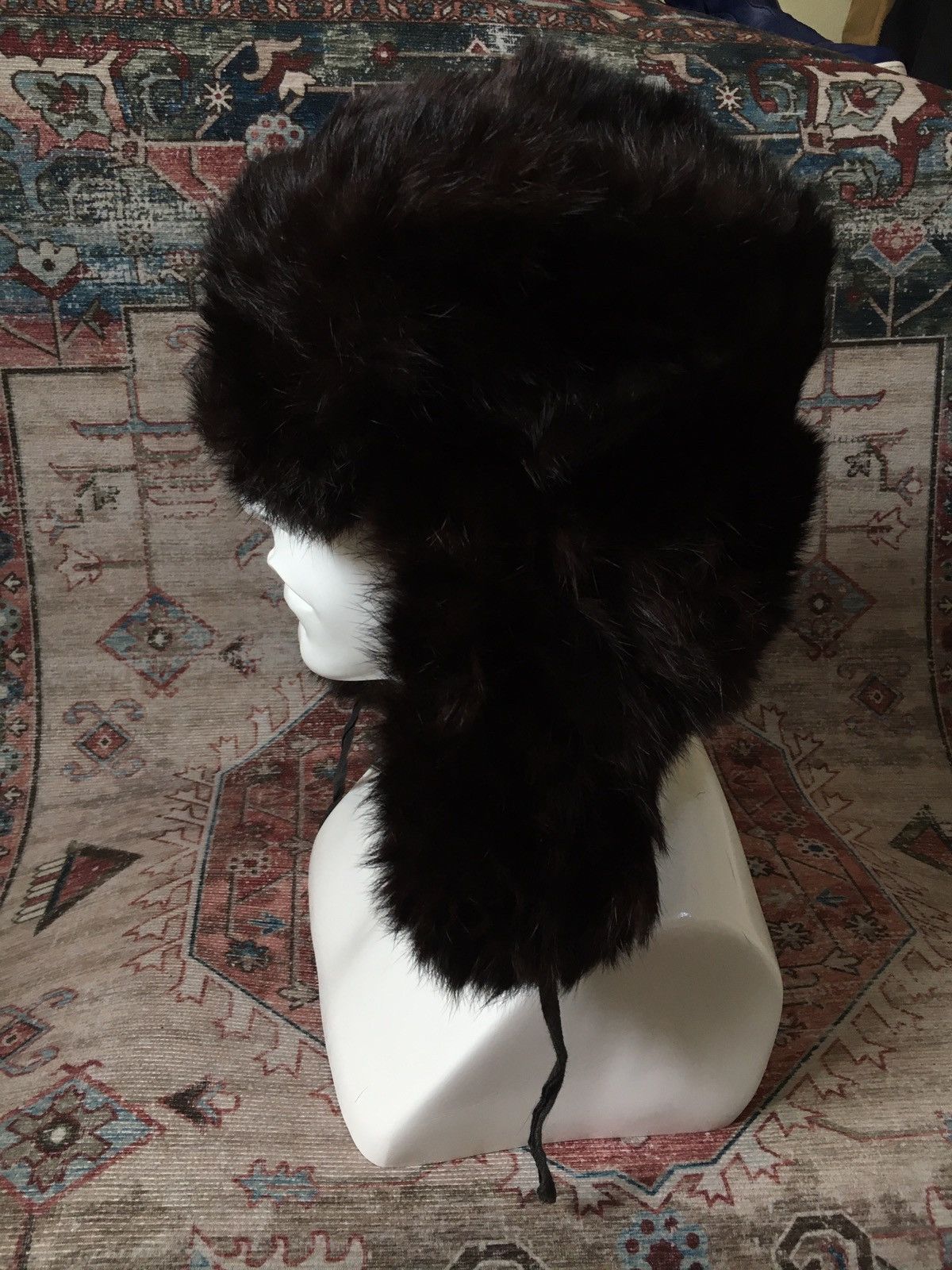 Vintage Vintage Fuzzy Fur Ushanka Hat Size ONE SIZE - 4 Thumbnail