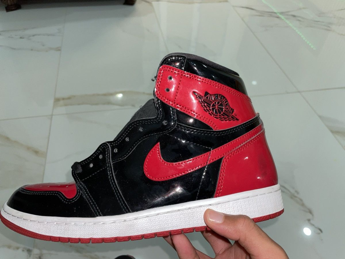 Jordan Brand Jordan 1 Retro High OG Patent Bred Size US 11 / EU 44 - 7 Thumbnail