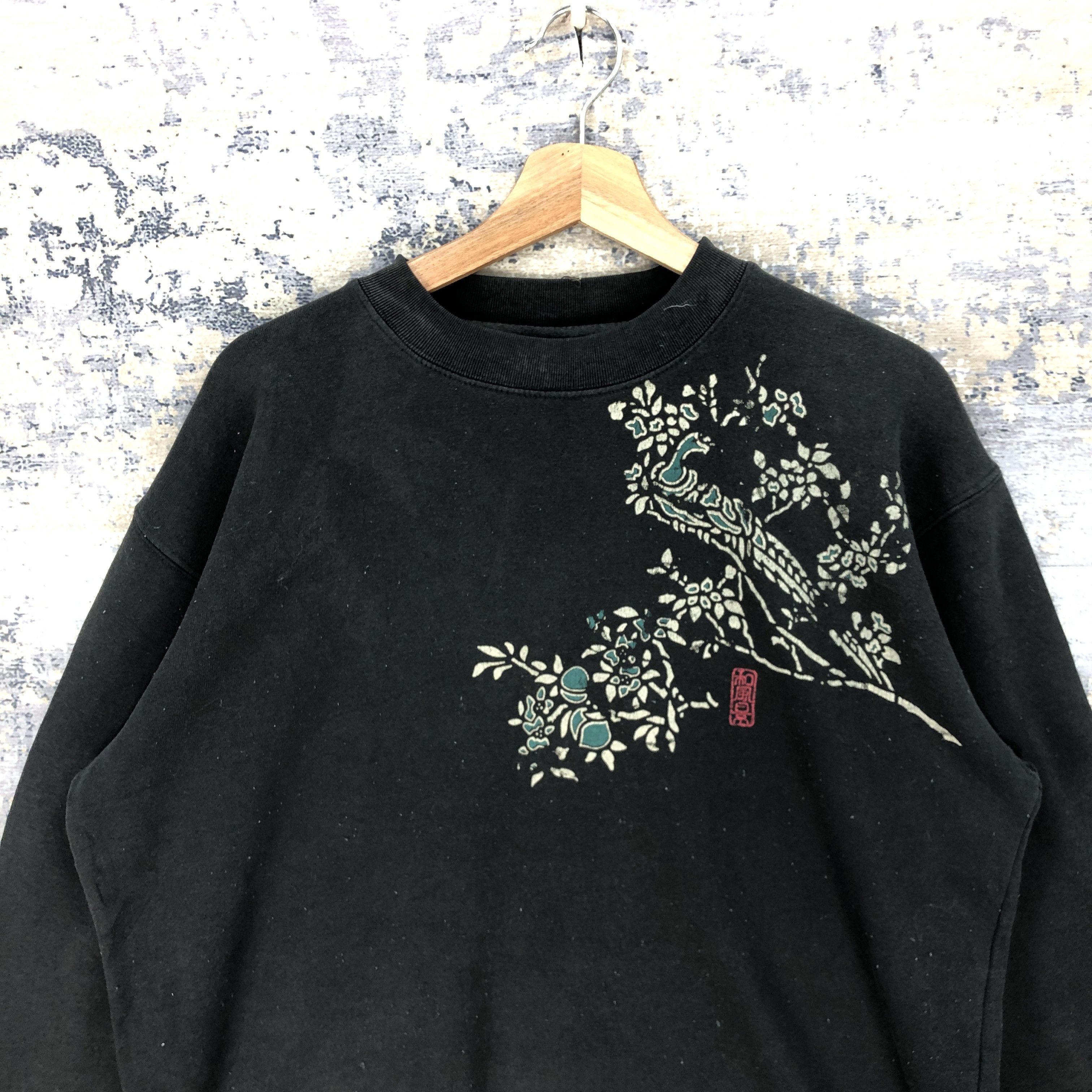 Japanese Brand Vintage Japanese Sakura Sweater Cute Japanese Sweatshirt Size US XL / EU 56 / 4 - 3 Thumbnail