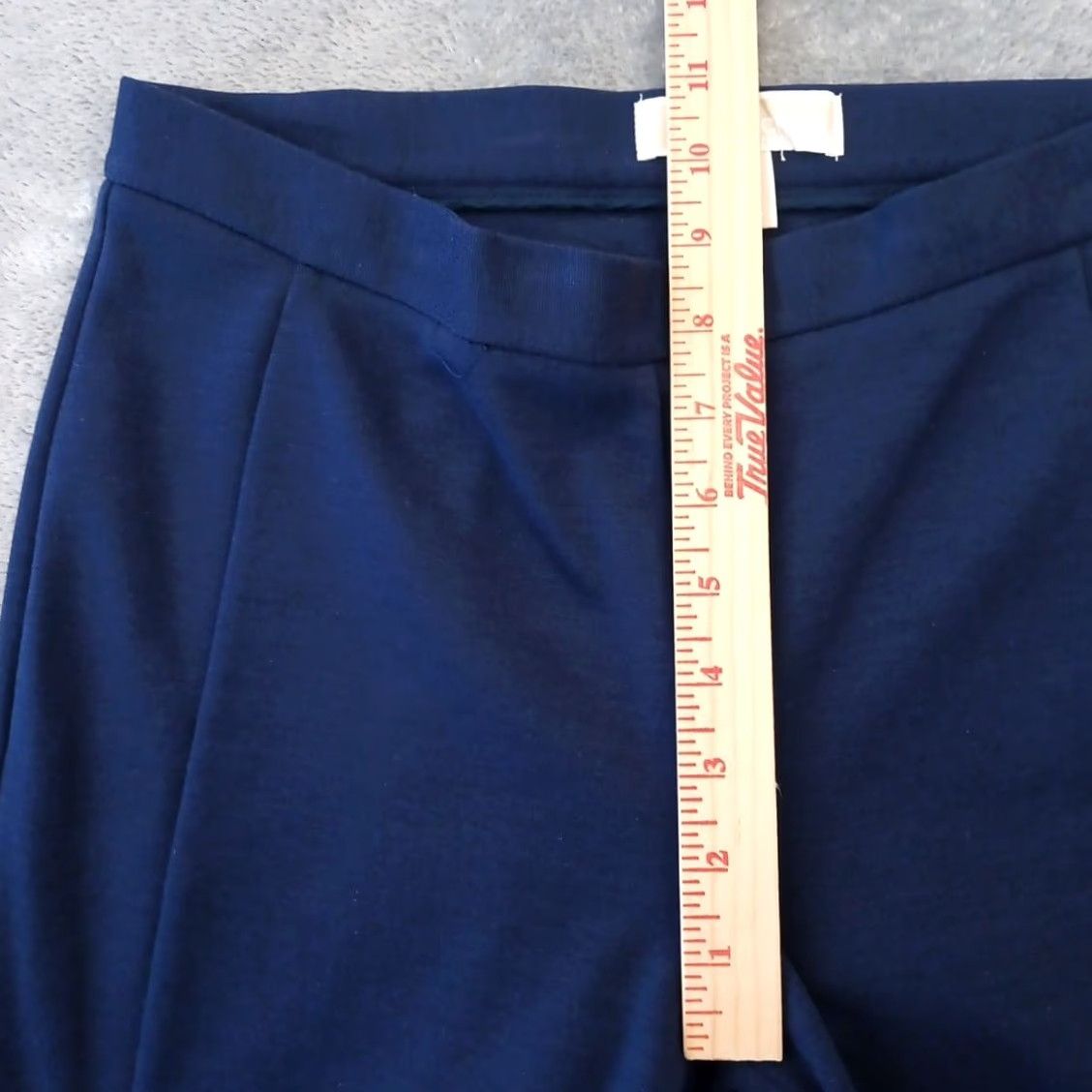 Michael Kors Michael Kors Legging Ankle Pants Womens Size 4 Blue Skinny Side Zip Stretch Size 27" / US 4 / IT 40 - 4 Thumbnail