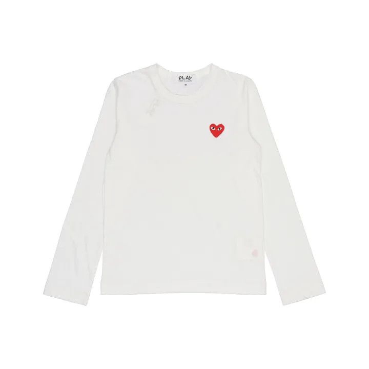 Comme des Garcons Comme des Garçons Play Long Sleeve T-Shirt for Women 0079 Size M / US 6-8 / IT 42-44 - 1 Thumbnail