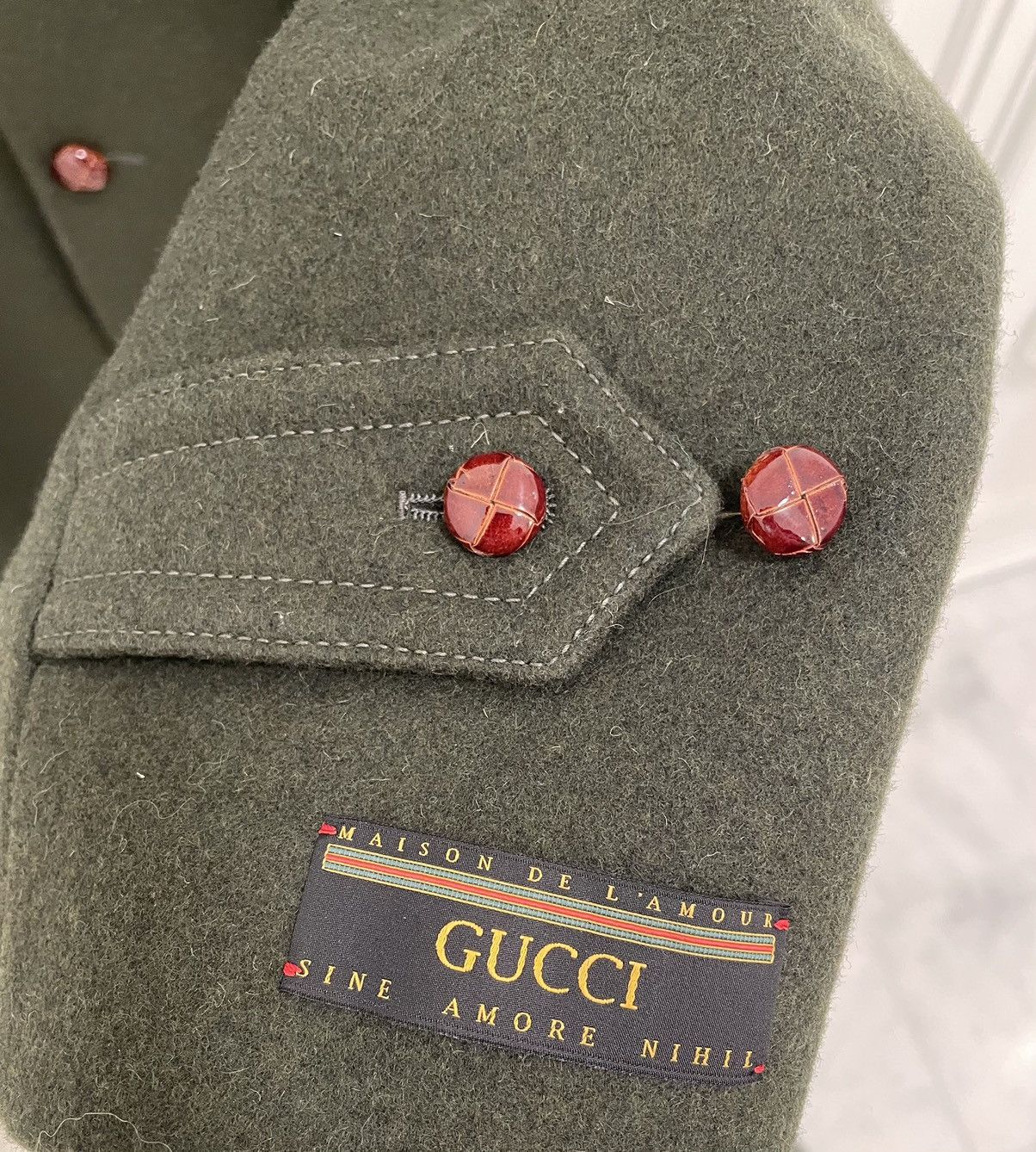 Gucci Gucci Runway Wool Military Coat Size US L / EU 52-54 / 3 - 4 Thumbnail