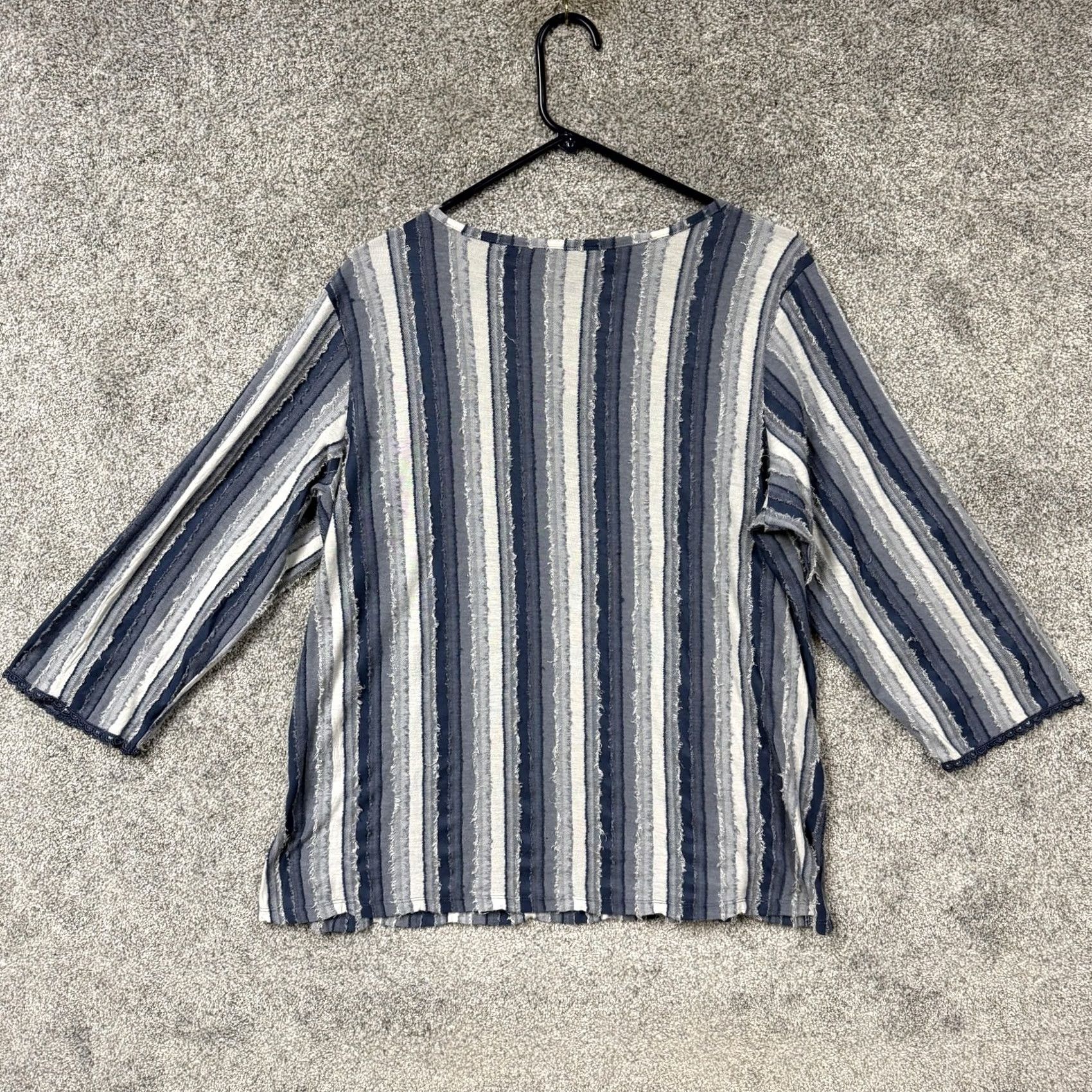 Vintage VINTAGE Preswick & Moore Top XL Embroidered Coastal Grandmother Y2K Spring Boho Chic Size XL / US 12-14 / IT 48-50 - 7 Thumbnail
