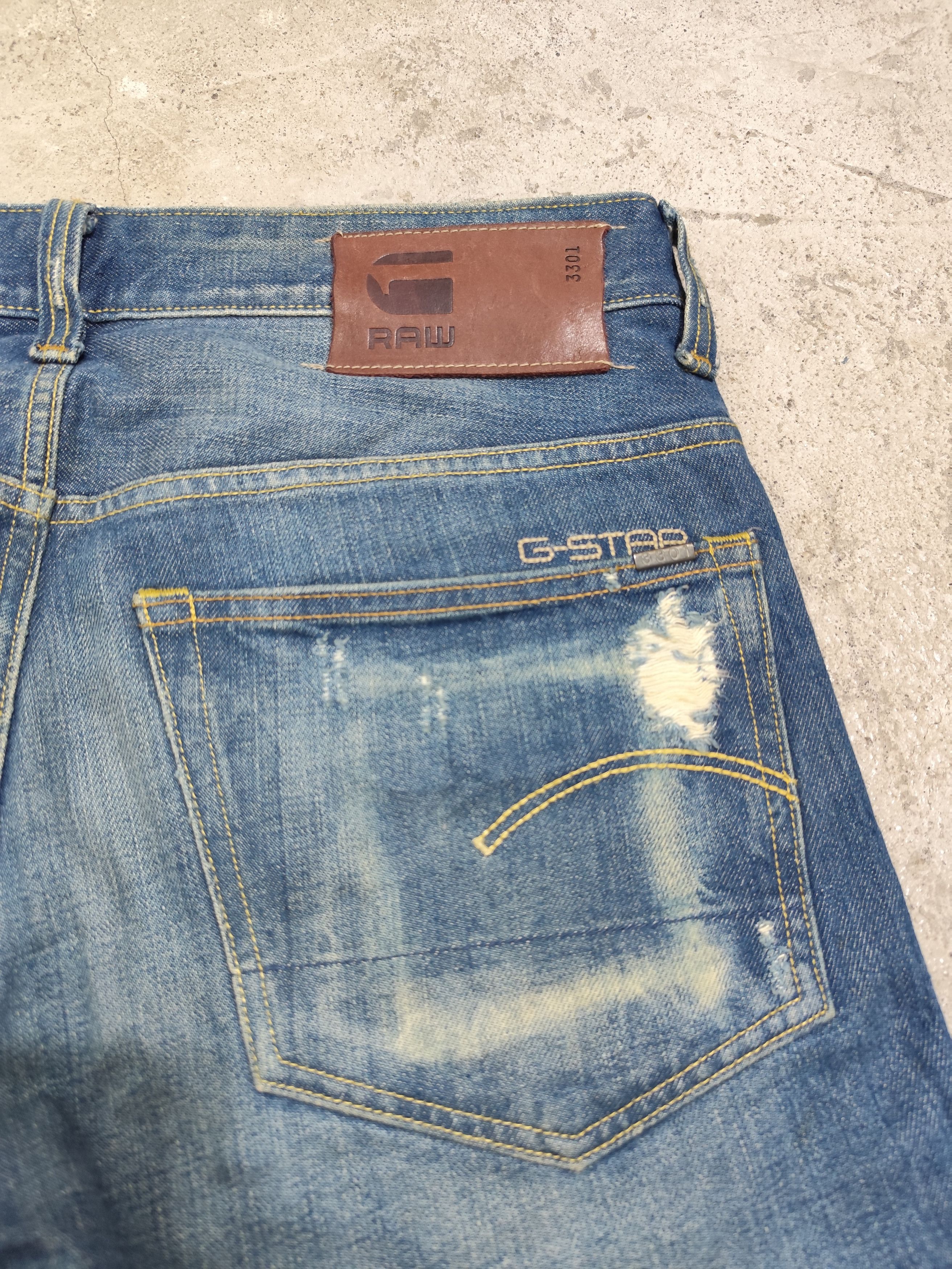 G-Star × If Six Was Nine G STAR RAW DENIM DISTRESS SELVEDGE Size US 34 / EU 50 - 4 Thumbnail