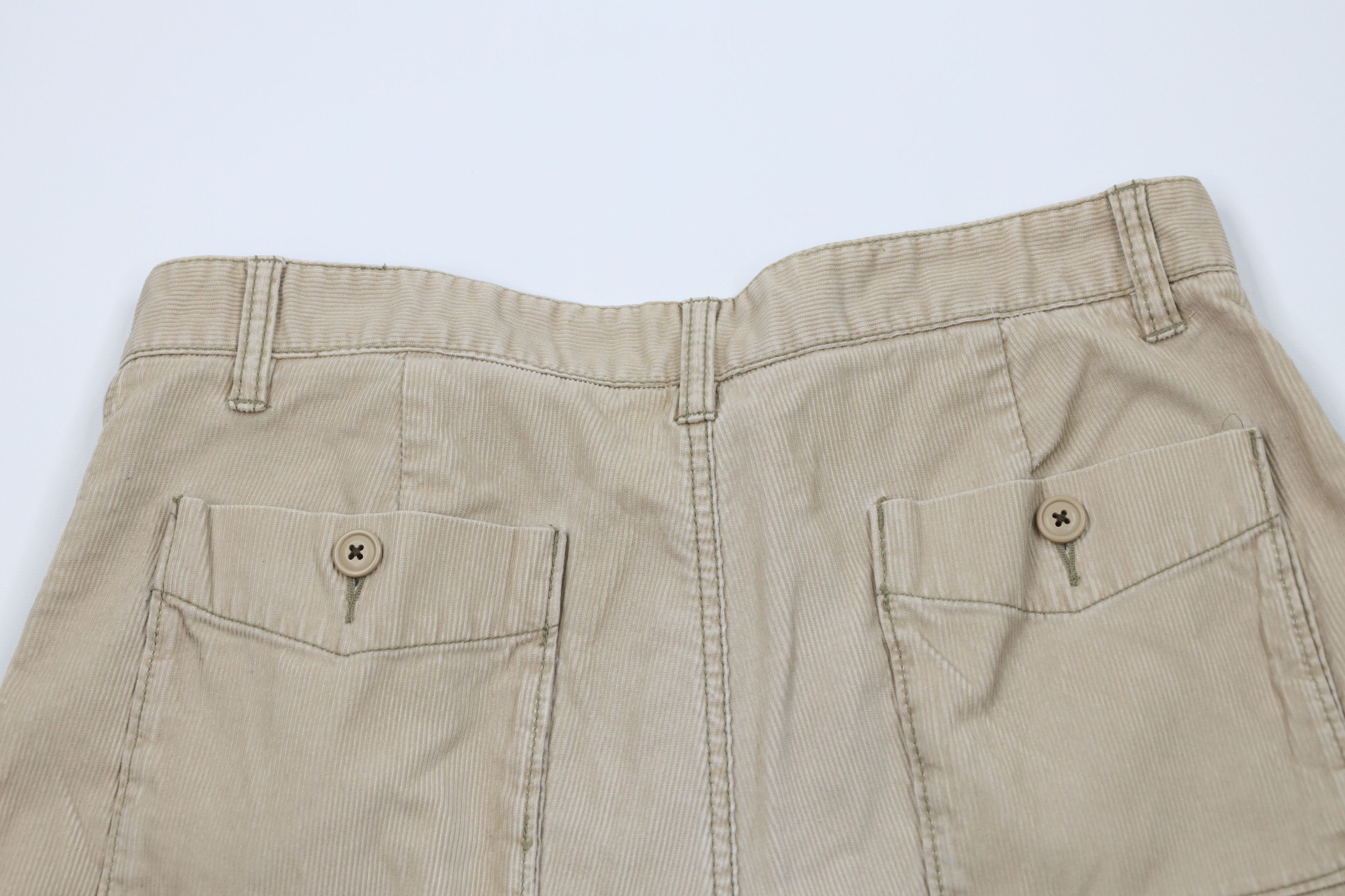 Vintage Vintage 90s Y2K Streetwear Baggy Big Pocket Corduroy Shorts Size US 34 / EU 50 - 11 Thumbnail