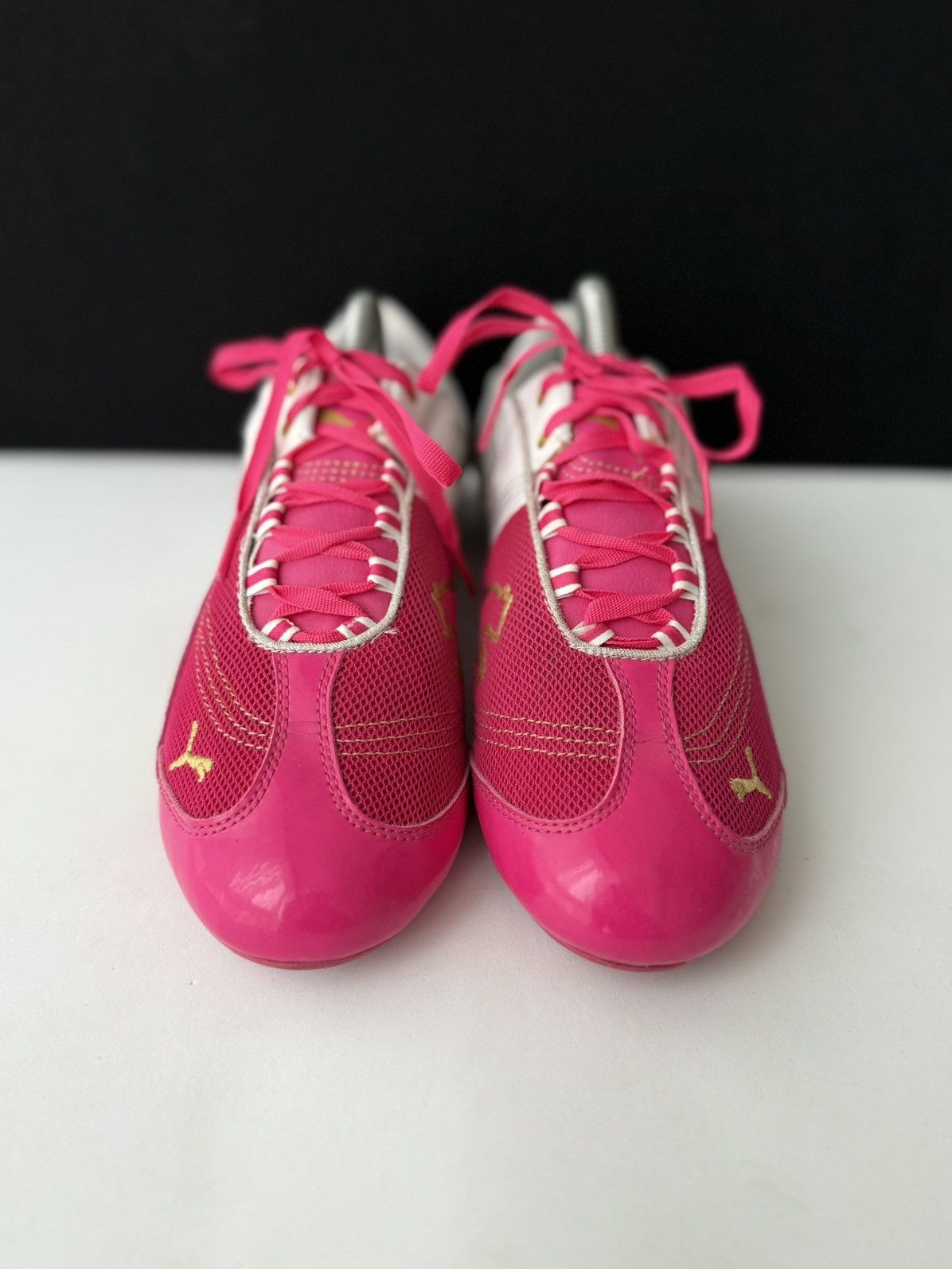 Puma Puma Eco Ortholite Pink Gold Driving Athletic Shoes Size 40 Size US 10 / IT 40 - 5 Thumbnail