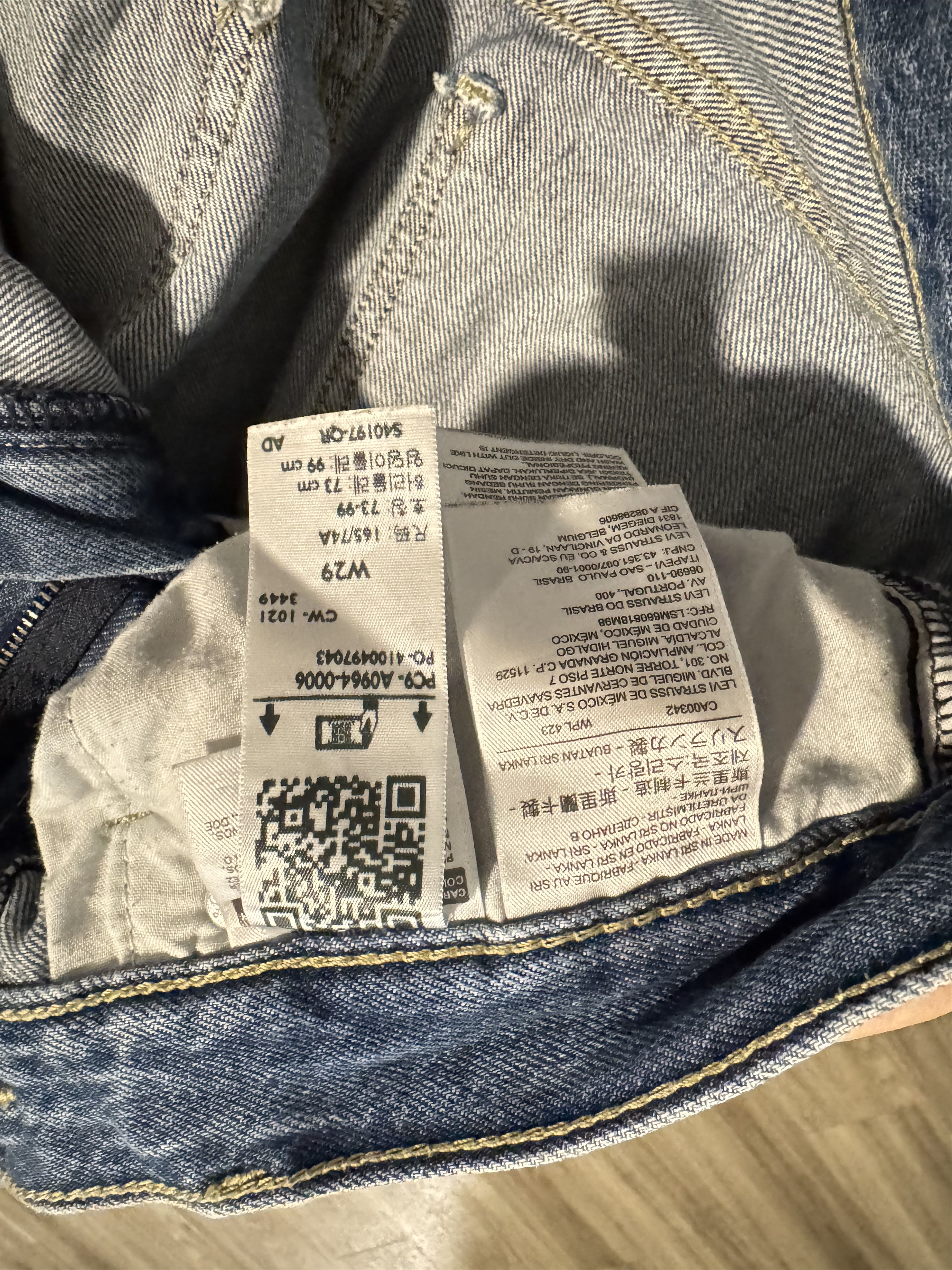 Levi's Levi Low Pro Straights Size 29" - 3 Thumbnail