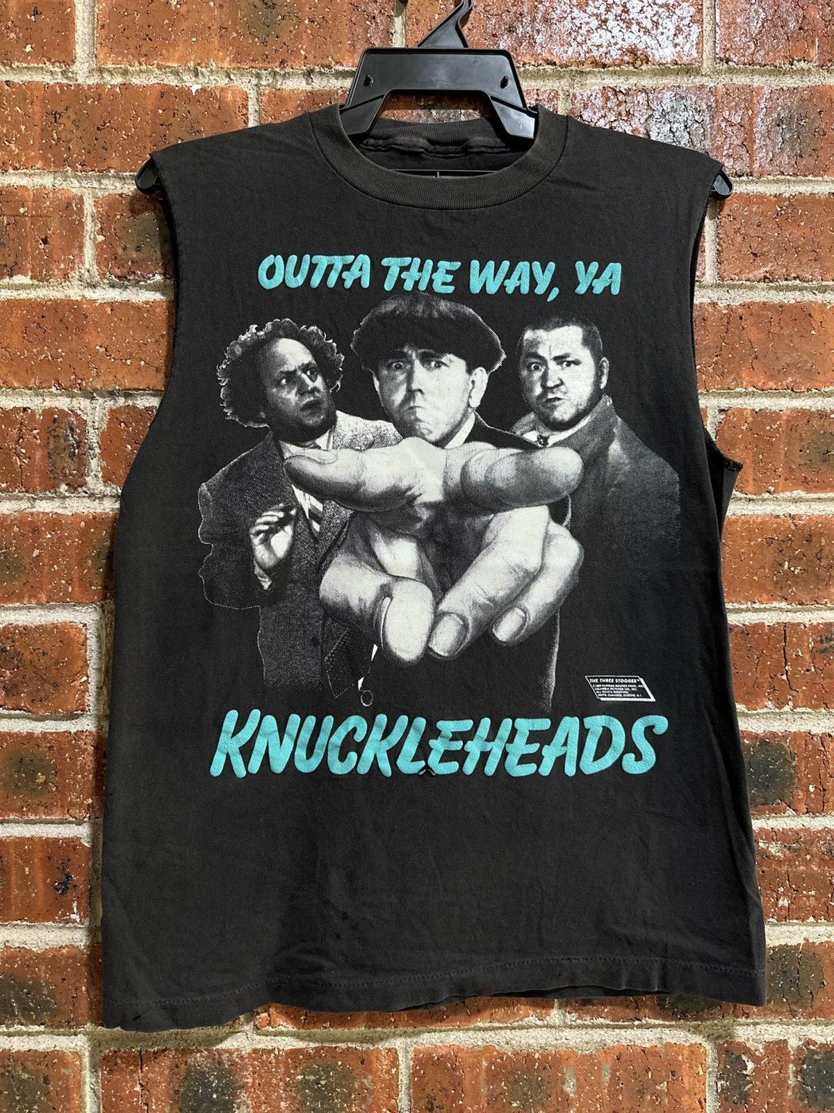 Vintage Thrashed The Three Stooges Knuckleheads Sleeveless Tee Size US S / EU 44-46 / 1 - 1 Thumbnail
