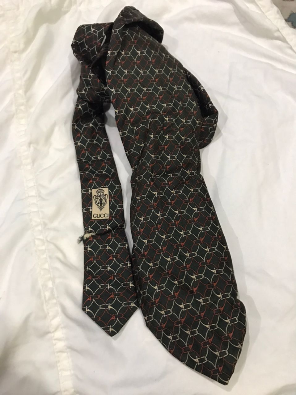 Gucci Gucci ties distressed made in italy Size ONE SIZE - 2 Thumbnail
