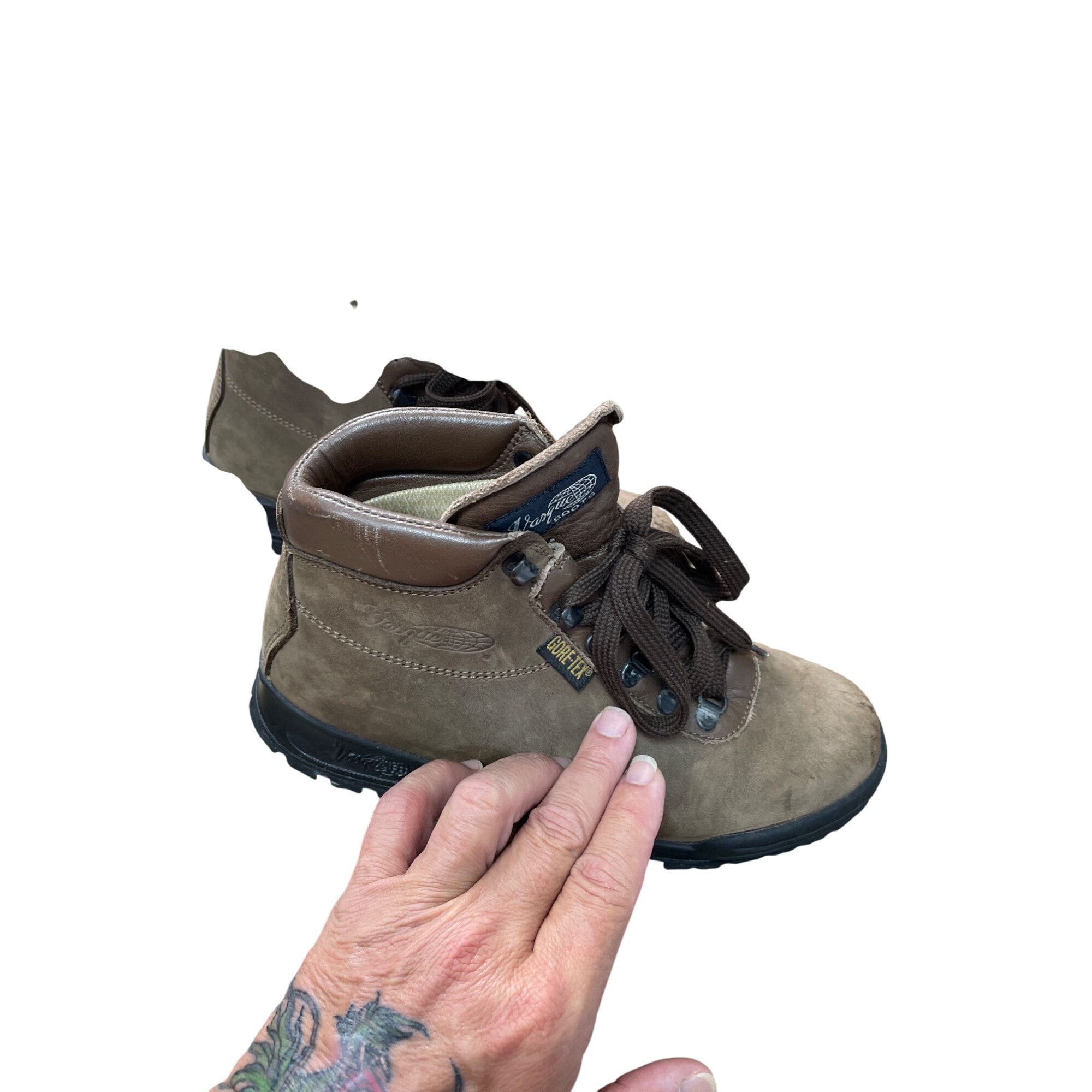 Vasque Vasque Womens Gore-Tex Brown Leather Ankle Boots Size 7.5N S Size US 7.5 / IT 37.5 - 4 Thumbnail
