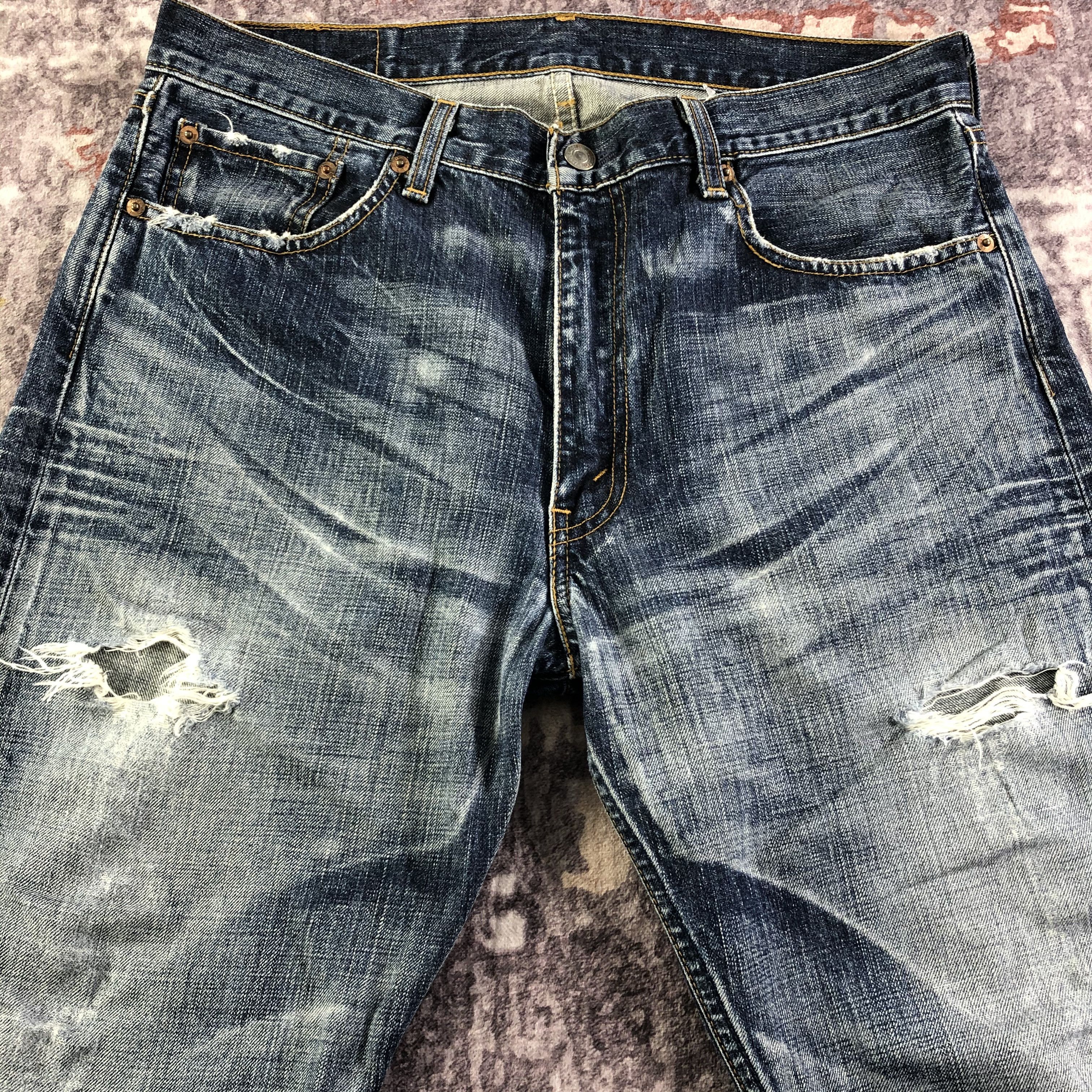 Levi's × Vintage Vintage 90s Blue Wash Levis 505 Jeans-JM3277 Size US 34 / EU 50 - 3 Thumbnail