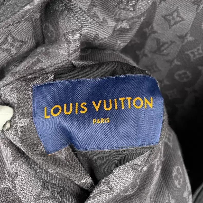 Louis Vuitton Louis Vuitton Black and grey wool-blend cotton lapel jacke Size US M / EU 48-50 / 2 - 6 Thumbnail