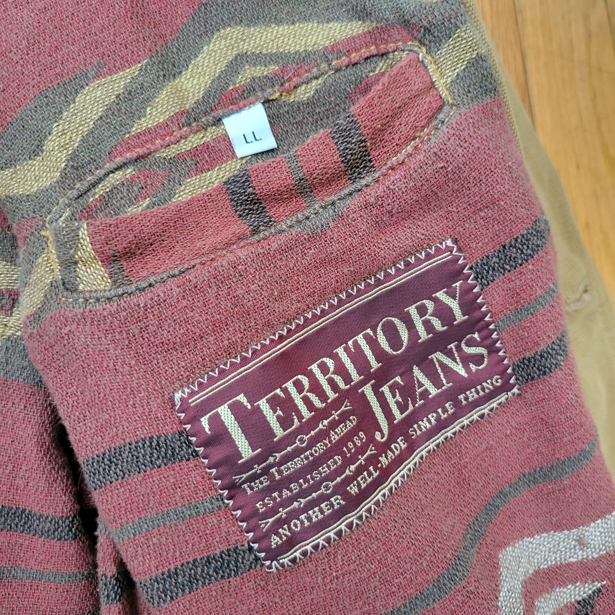 The Territory Ahead Territory Ahead LL Blazer Jacket Khaki Brown Plaid Lining We Size US XL / EU 56 / 4 - 3 Thumbnail