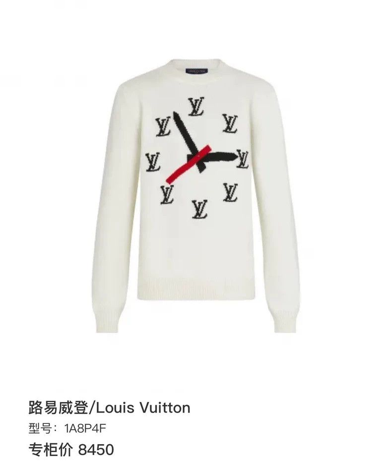 Louis Vuitton Louis Vuitton Clock knit sweater 2504-Nextarrow Size US L / EU 52-54 / 3 - 6 Thumbnail
