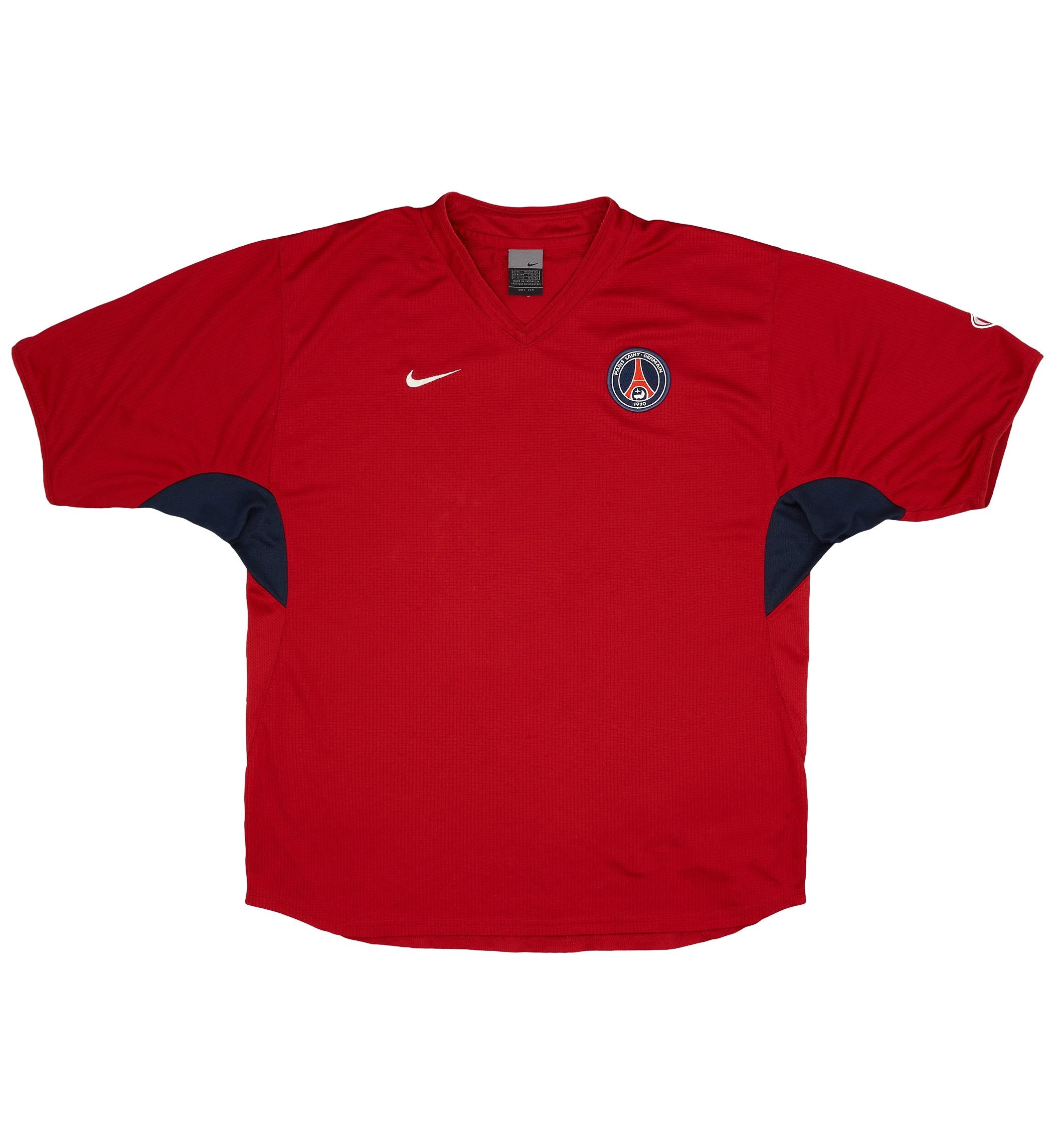 Nike Rare PSG Paris Saint Germain Nike 2003 Training Jersey Small Size US S / EU 44-46 / 1 - 1 Thumbnail
