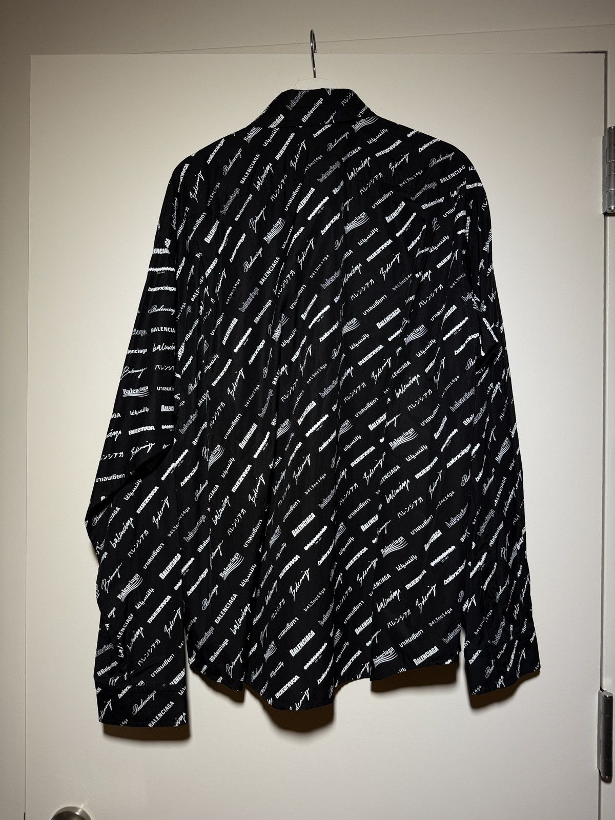 Balenciaga Balenciaga Signature Print Button-Up 39 Size US S / EU 44-46 / 1 - 24 Thumbnail
