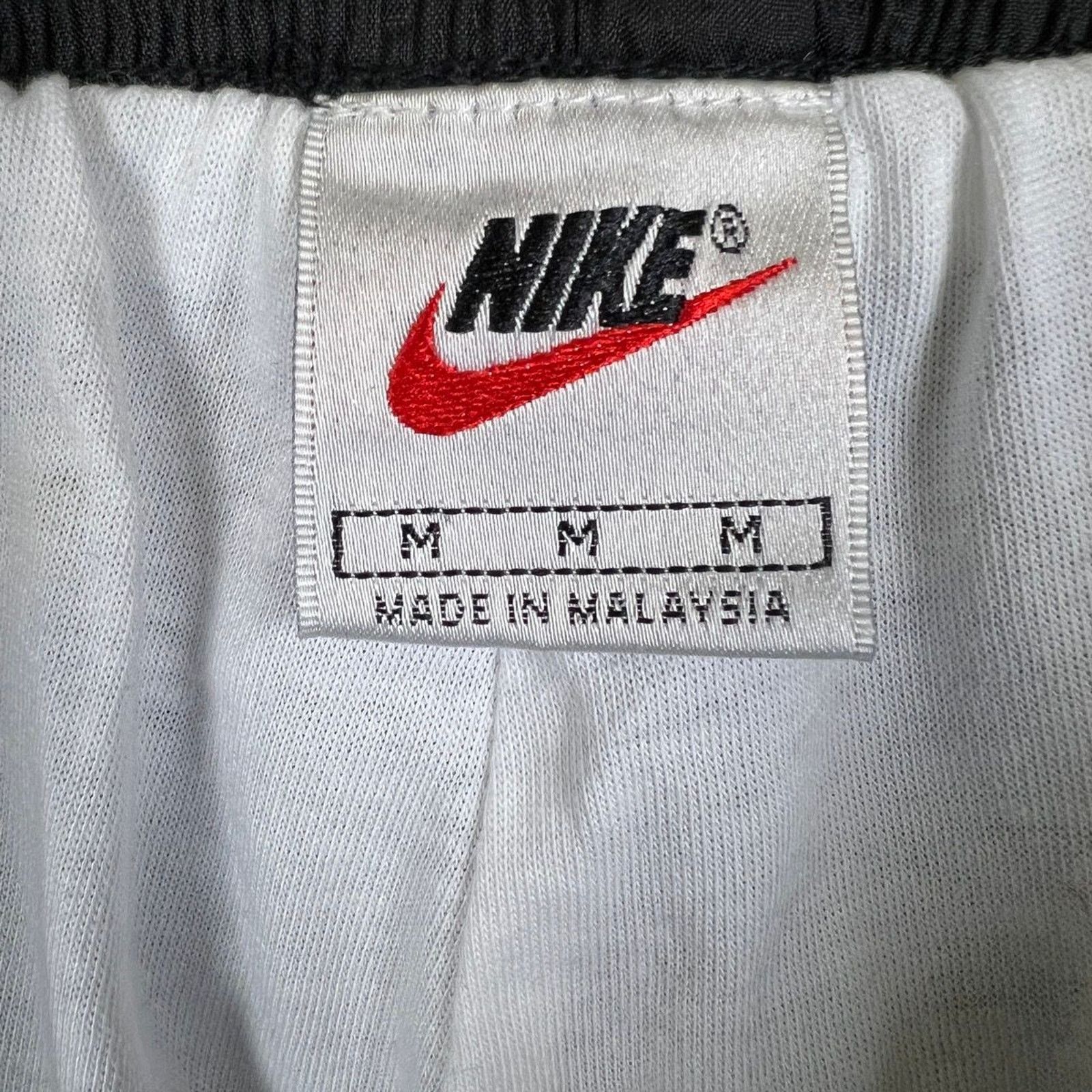 Nike × Vintage Vintage 90s Nike Sportswear Track Pants Medium Swoosh Jogger Size US 27 - 5 Thumbnail