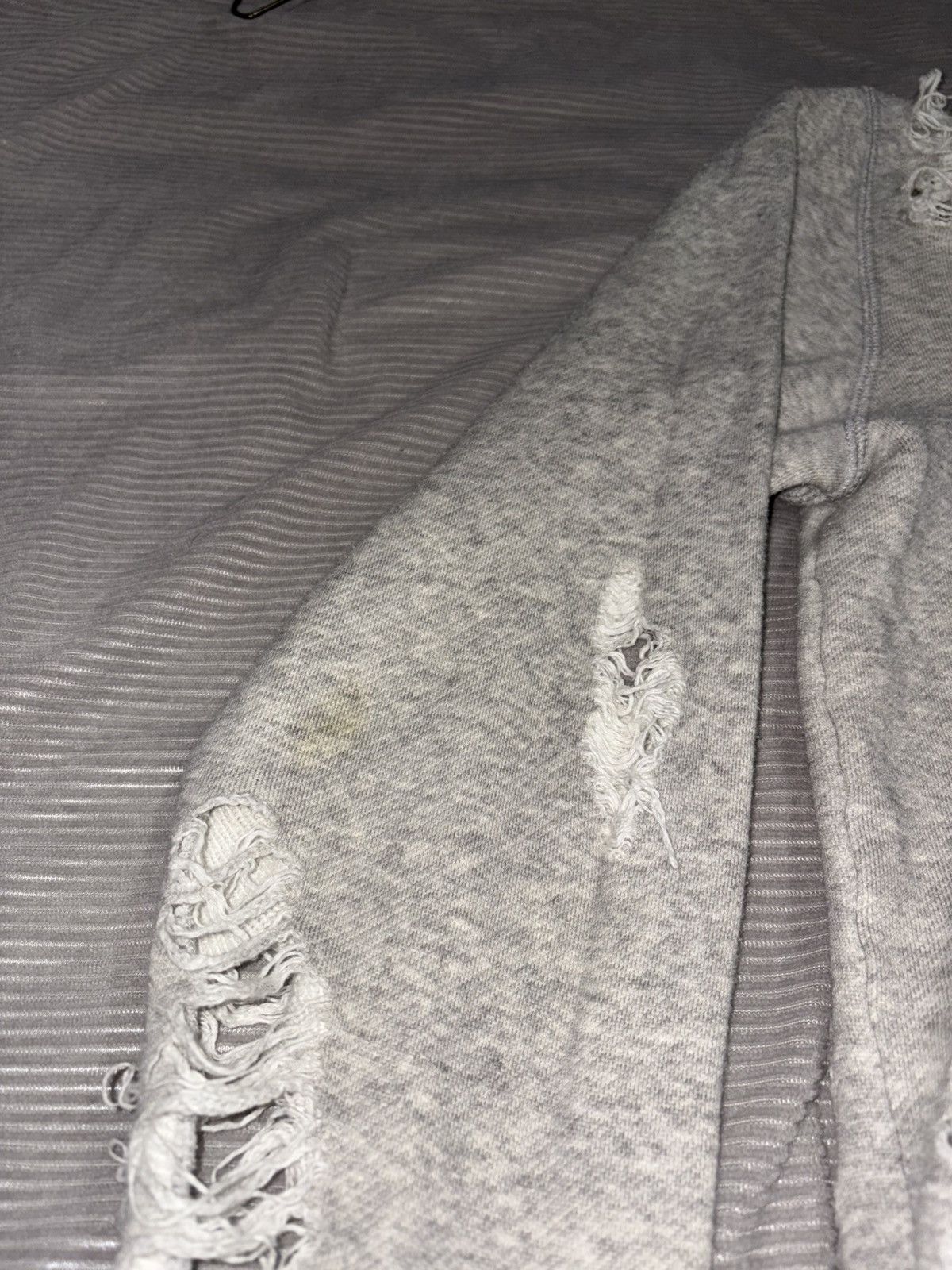 Maison MIHARA YASUHIRO S 46 Mihara Yasuhiro Distressed Zip Hoodie Jacket Gray vtg Size US S / EU 44-46 / 1 - 8 Thumbnail