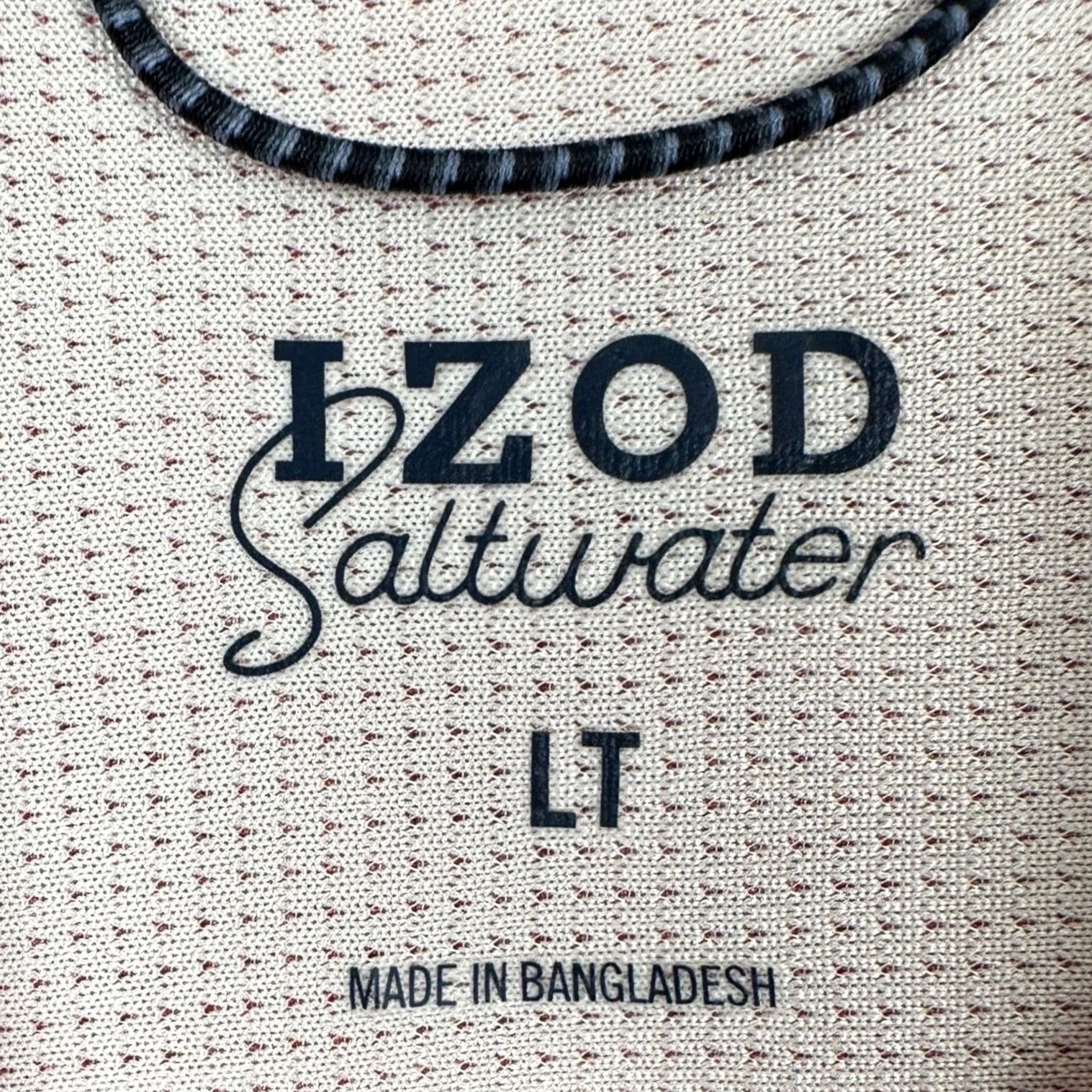 Izod IZOD Saltwater Button-Up Shirt Mens LT Coral Short Sleeve Breathers Quick Dry Vented Back Chest Pockets Casual Travel Size US L / EU 52-54 / 3 - 4 Thumbnail