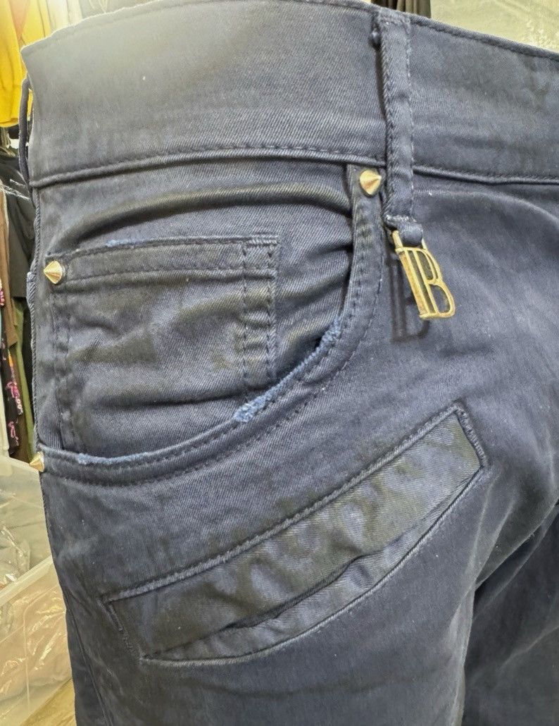 Balmain BALMAIN COATED MOTO JEANS 🔥©️ Size US 36 / EU 52 - 14 Thumbnail