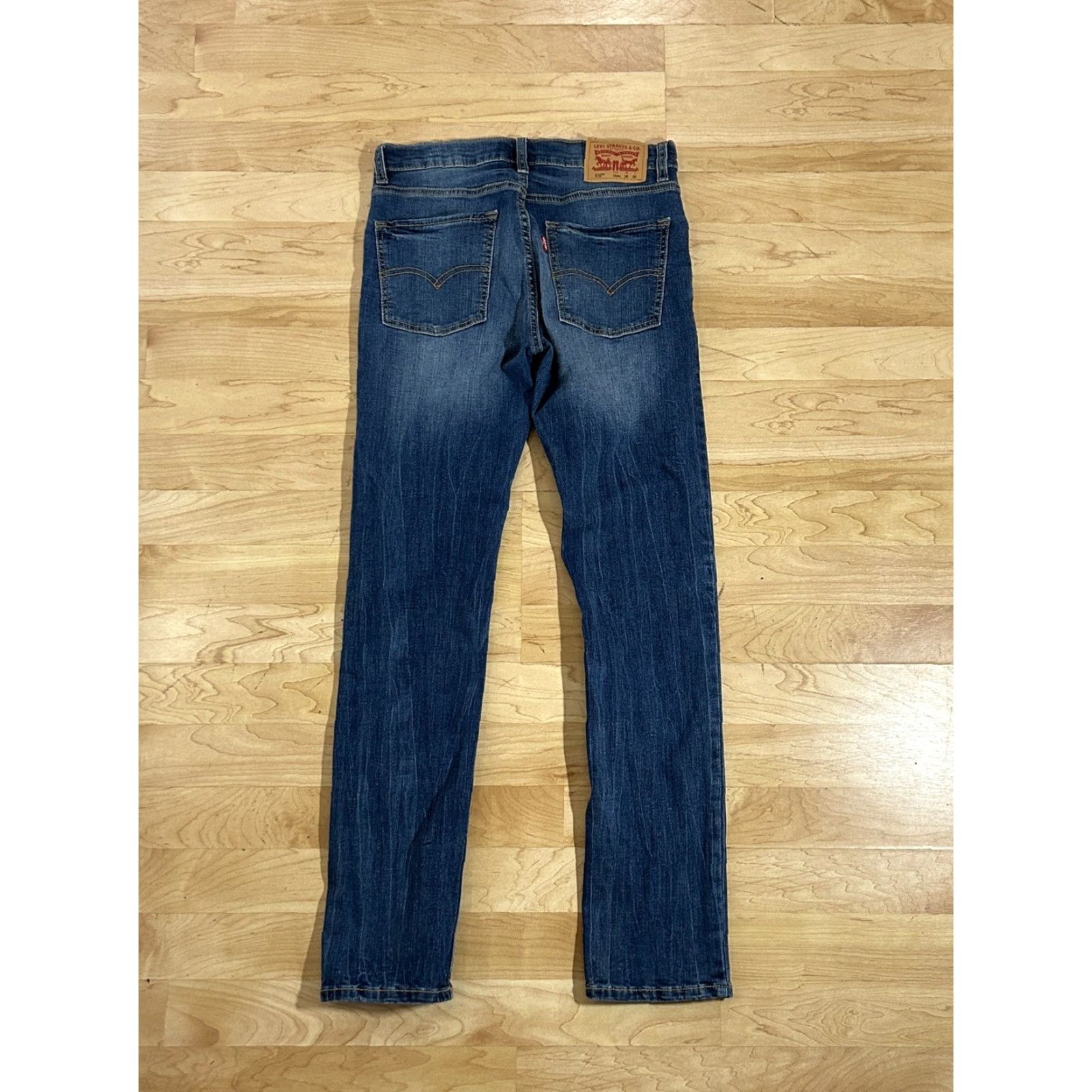 Levi's Levi's 510 Skinny Jeans Men Regular 28x30 Blue Denim Stretch/Medium Rise 28 Inseam Size US 28 / EU 44 - 2 Thumbnail