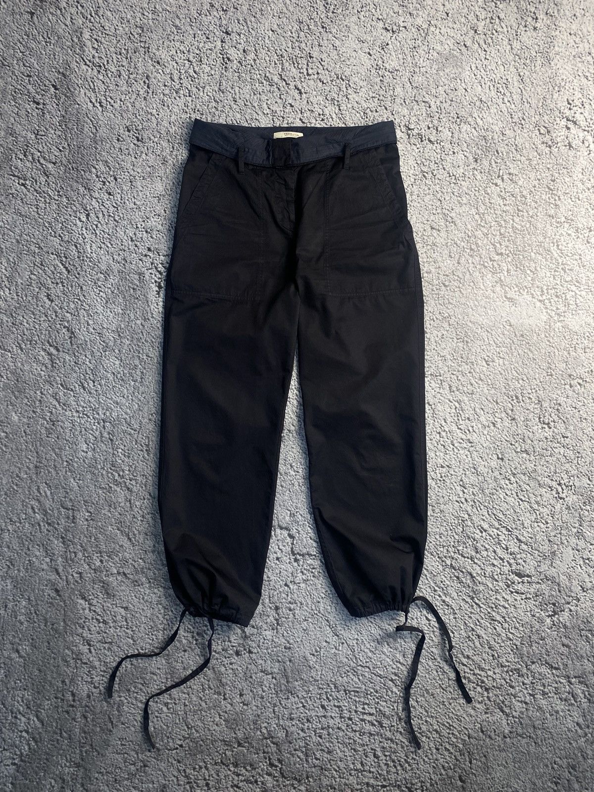 image of Prada Parachute Vintage Pants in Black, Men's (Size 28)