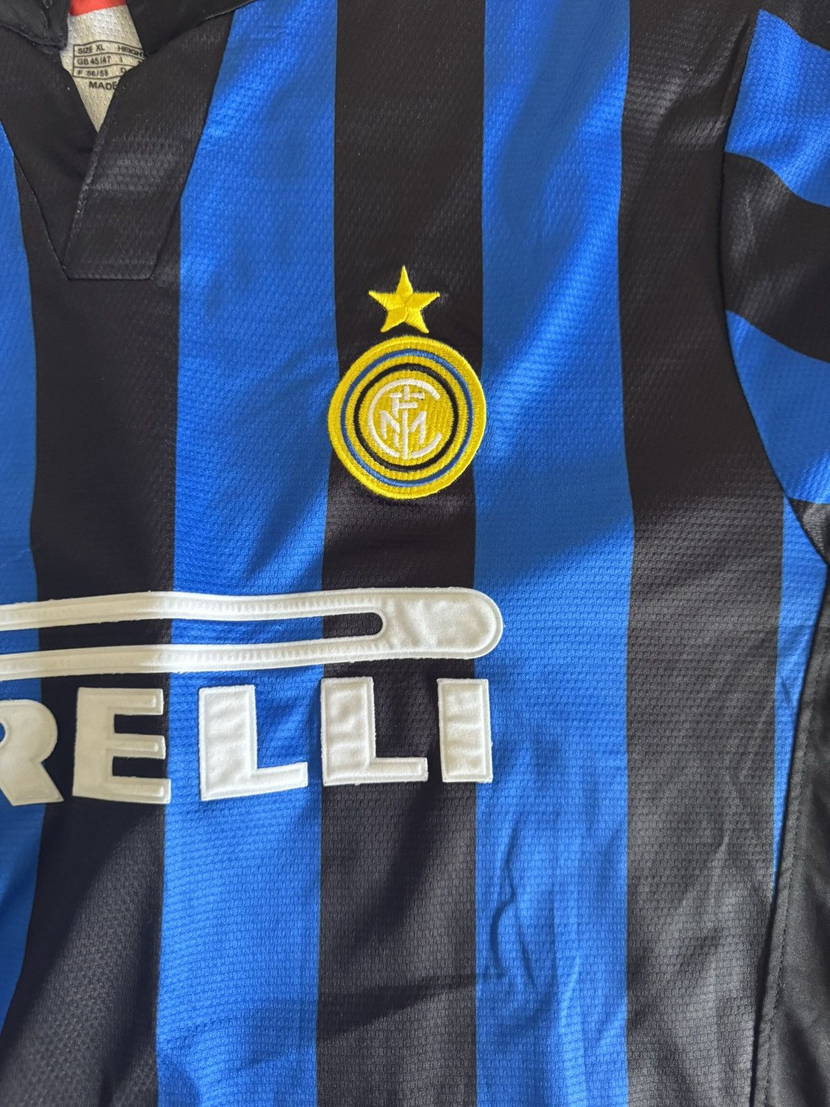 Nike Inter Milan “Ronaldo 9” 1998/99 Vintage Jersey Size US XL / EU 56 / 4 - 2 Thumbnail