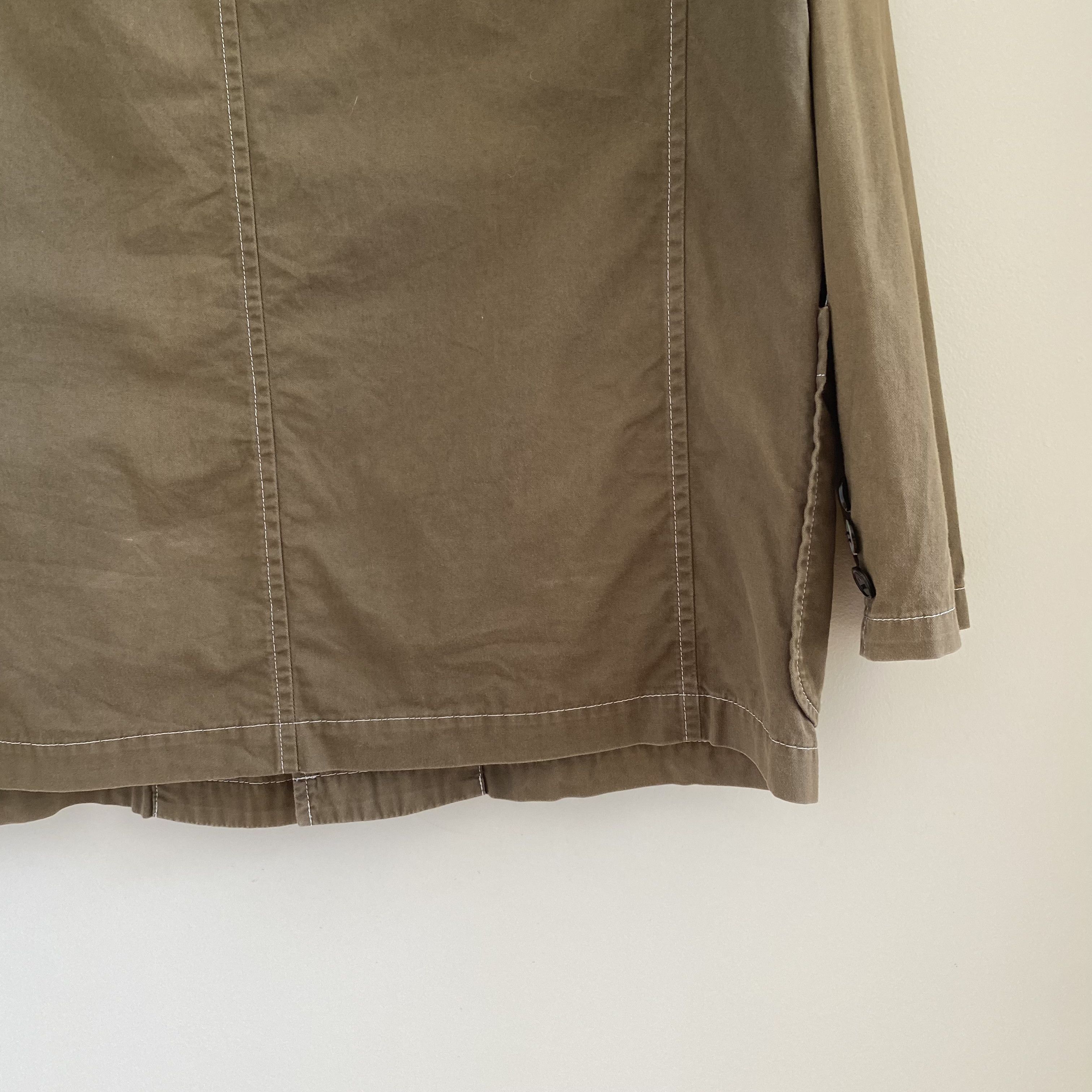 Comme des Garcons × Comme des Garcons Homme Comme des Garçons Homme 2003 Green Chore Coat Size US S / EU 44-46 / 1 - 10 Thumbnail