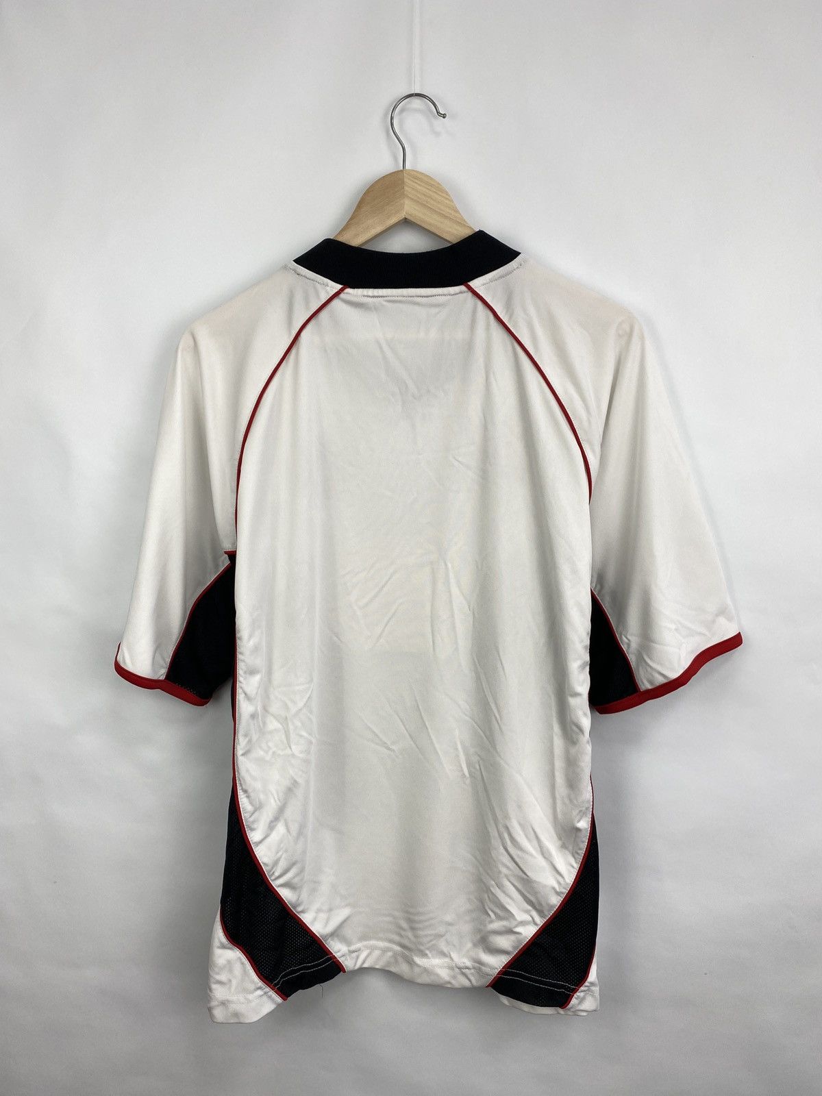 Le Coq Sportif 🏴󠁧󠁢󠁥󠁮󠁧󠁿 Vintage Sheffield United Le Coq Sportif Soccer Jersey Rare Size US XL / EU 56 / 4 - 6 Thumbnail