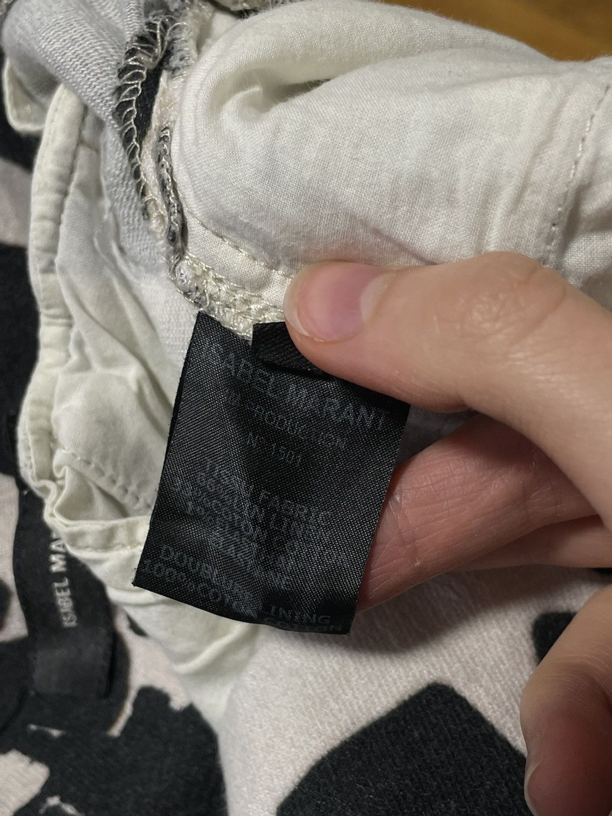 Isabel Marant Vintage pants Isabel Marant Monochrome Printed Cotton Size 26" / US 2 / IT 38 - 23 Thumbnail