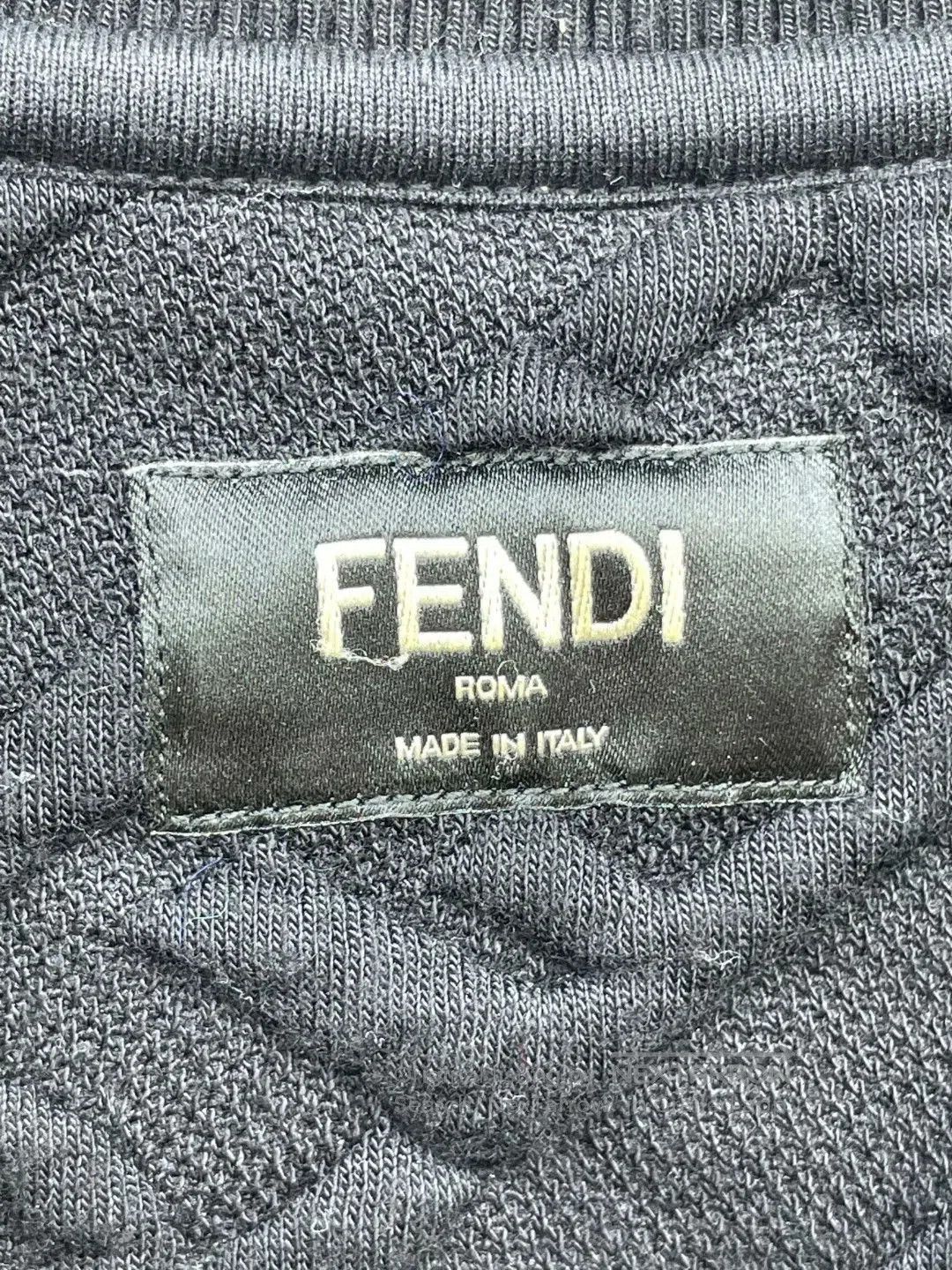 Fendi Fendi Black Embossed Chain Short. Size XS / US 0-2 / IT 36-38 - 5 Thumbnail