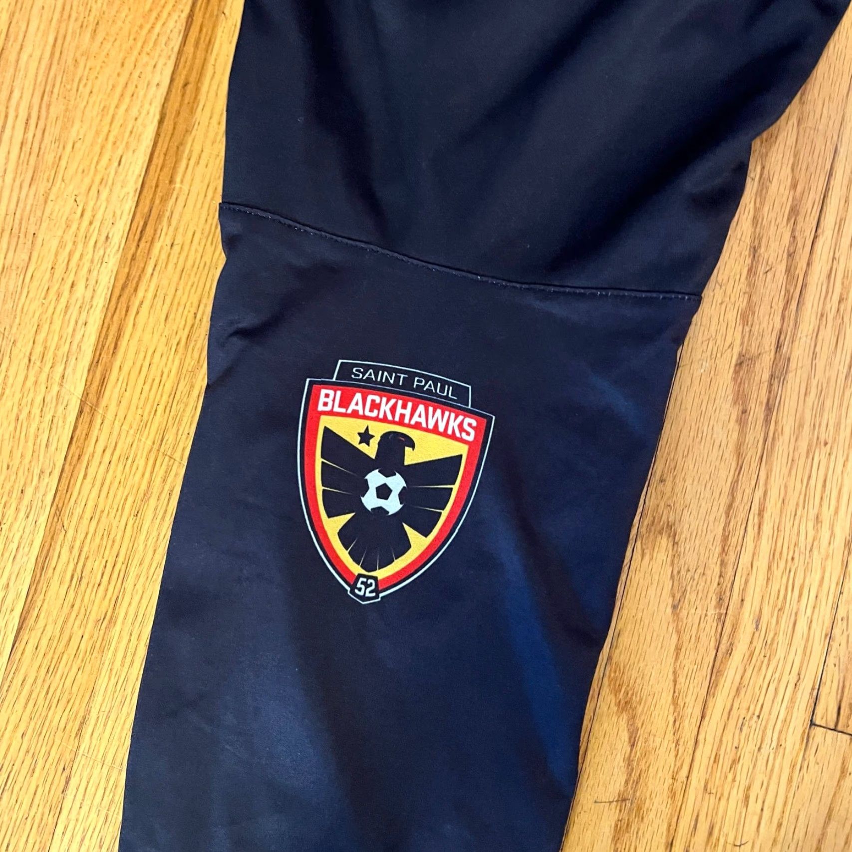 Vintage Podium Wear Pants Adult XL Black Track Mens Saint Paul Blackhawks Soccer Size US 36 / EU 52 - 5 Thumbnail