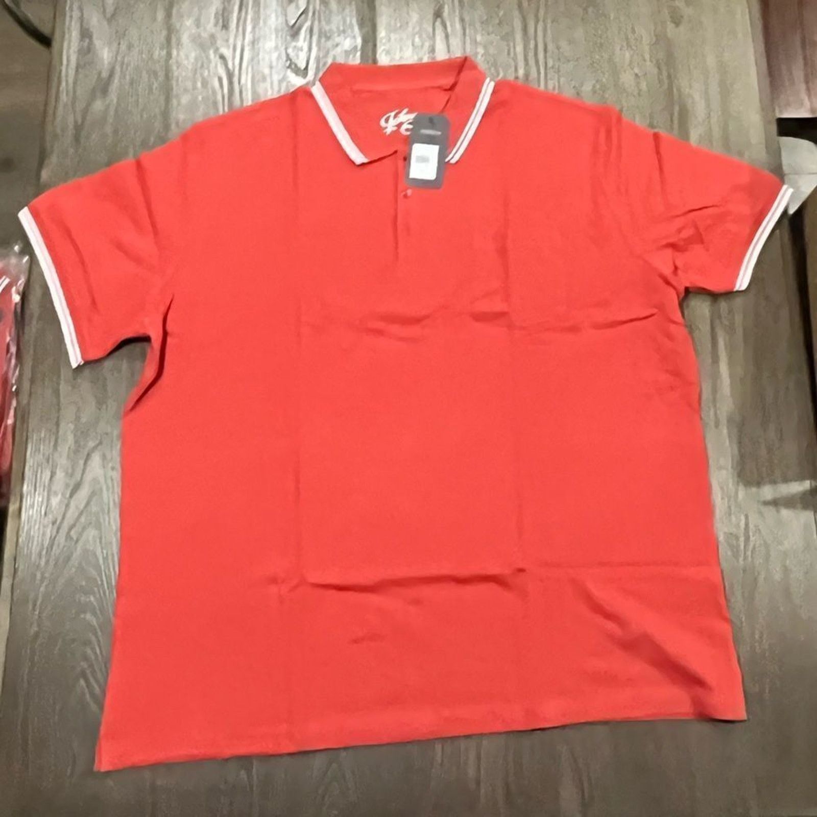 Vintage NWT Johnny Bigg Harper Tipped Pique Polo Shirt Sz 5X Size US XXL / EU 58 / 5 - 1 Thumbnail