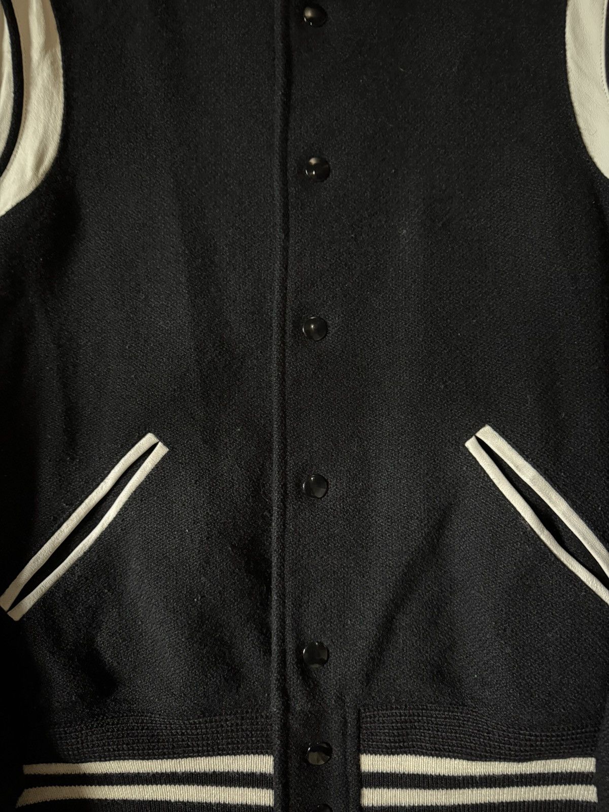 Saint Laurent Paris Saint Laurent Black Wool Teddy Jacket Size US M / EU 48-50 / 2 - 6 Thumbnail